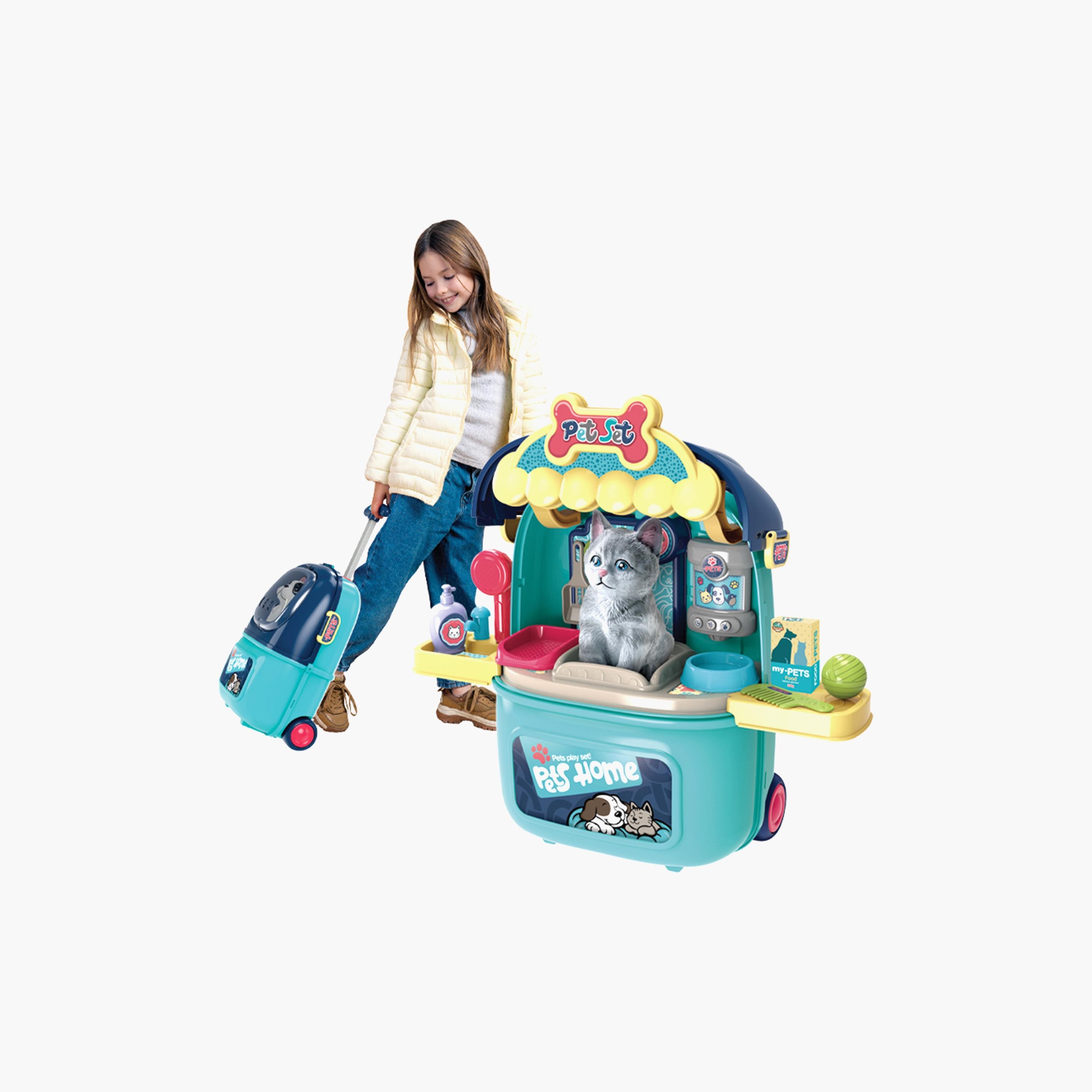 مجموعة لعب أدوار عربة رعاية الحيوانات الأليفة 2 في 1 مع إضاءة وصوت من أوجي موجي-toys-roleplay-image-7