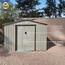 CamelTough Outdoor Metal Storage Shed with Shelf Rack and Heavy Duty Storage Box - 277x191x212 cm-InfluencerCodes_Ramadan26_All_20012026-image-2