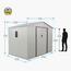 CamelTough Outdoor Metal Storage Shed with Shelf Rack and Heavy Duty Storage Box - 277x191x212 cm-InfluencerCodes_Ramadan26_All_20012026-image-3