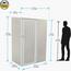 CamelTough Outdoor Metal Storage Shed with Heavy Duty Storage Boxes - 80x130x186 cm-InfluencerCodes_Ramadan26_All_20012026-image-3