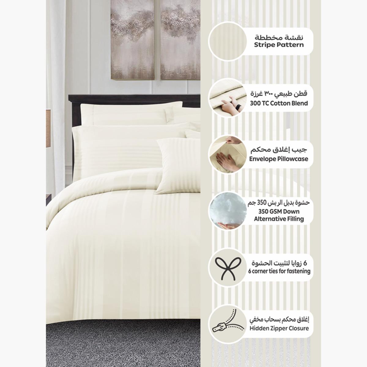 دوناتيلا طقم لحاف مخطط، مقاس مزدوج-household-bedding-comfortersandbedspreads-comforters-image-11