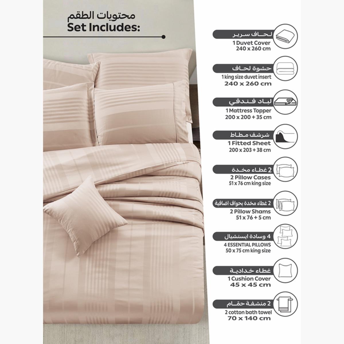 دوناتيلا طقم لحاف مخطط، مقاس مزدوج-household-bedding-comfortersandbedspreads-comforters-image-17