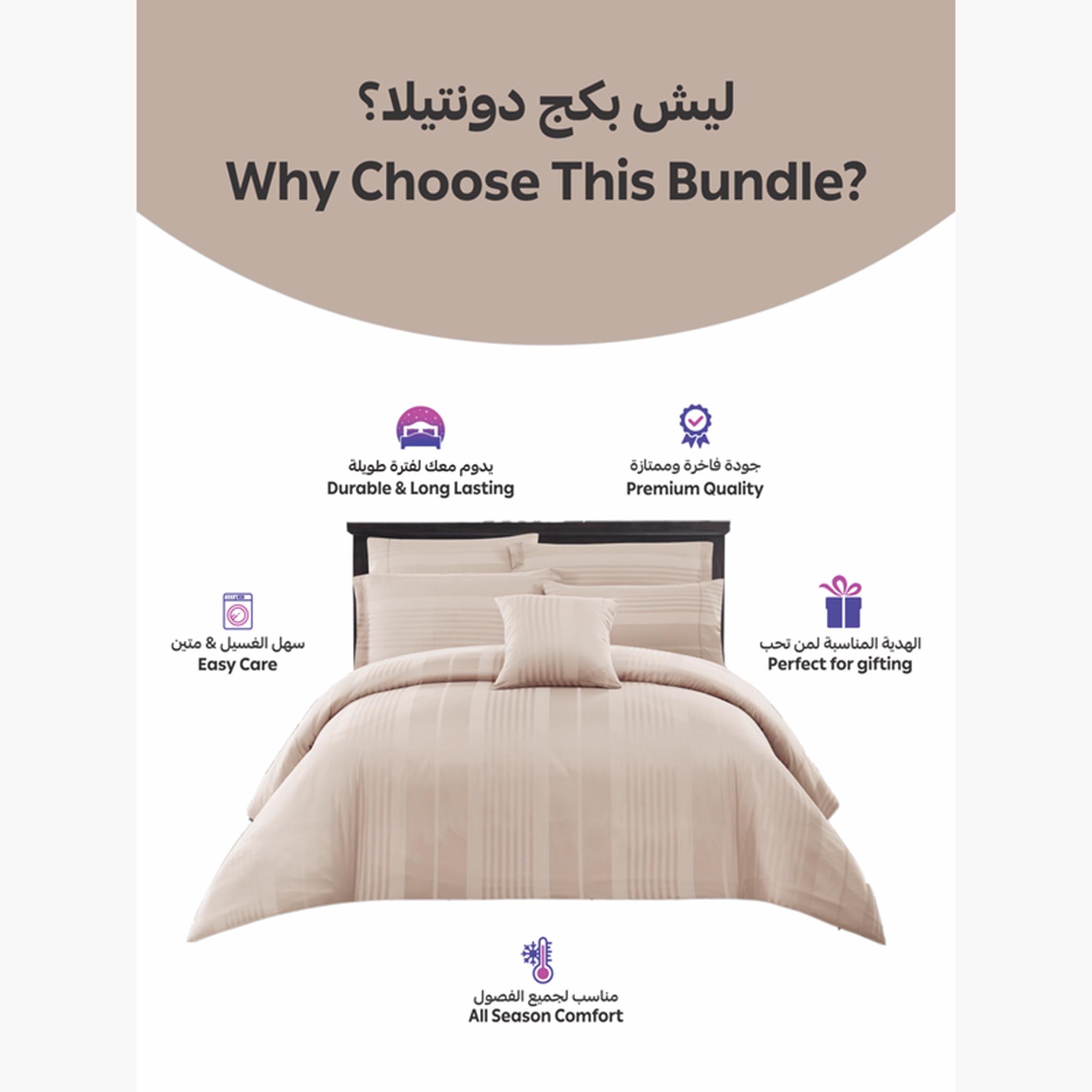 دوناتيلا طقم لحاف مخطط، مقاس مزدوج-household-bedding-comfortersandbedspreads-comforters-image-21