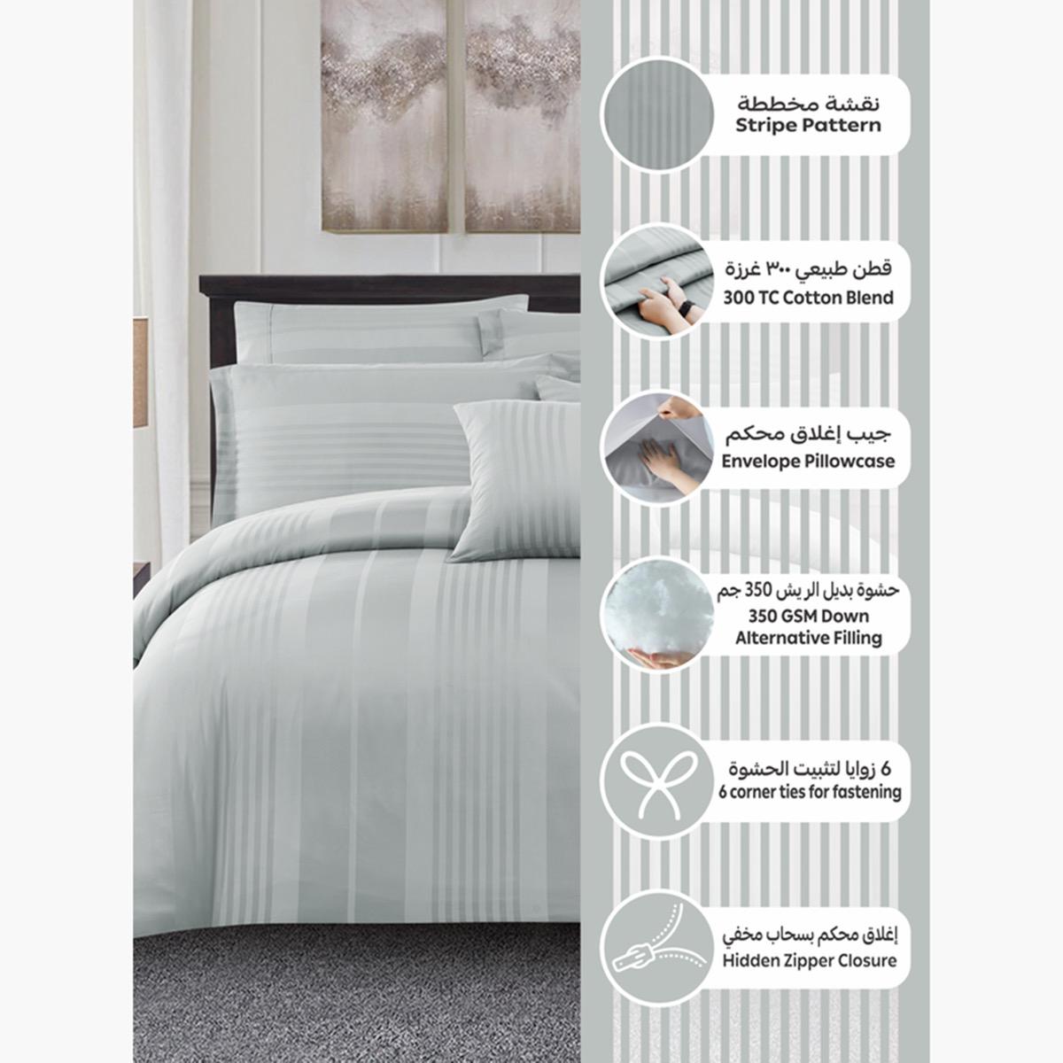 دوناتيلا طقم لحاف مخطط، مقاس مزدوج-household-bedding-comfortersandbedspreads-comforters-image-25