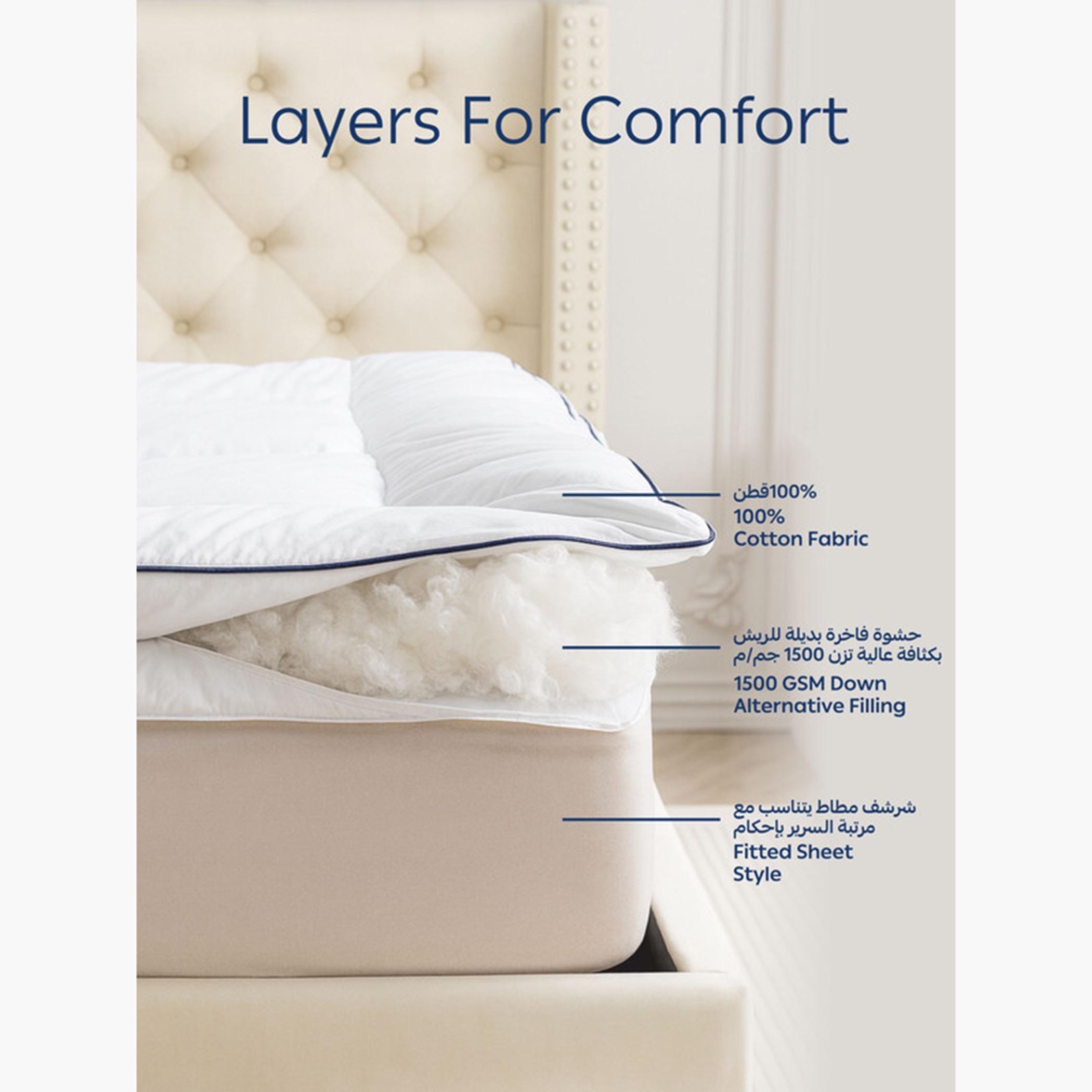 Cotton King Mattress Topper, Ultra-Plush Design-household-bedding-mattresstoppersandprotectors-mattresstoppers-image-6