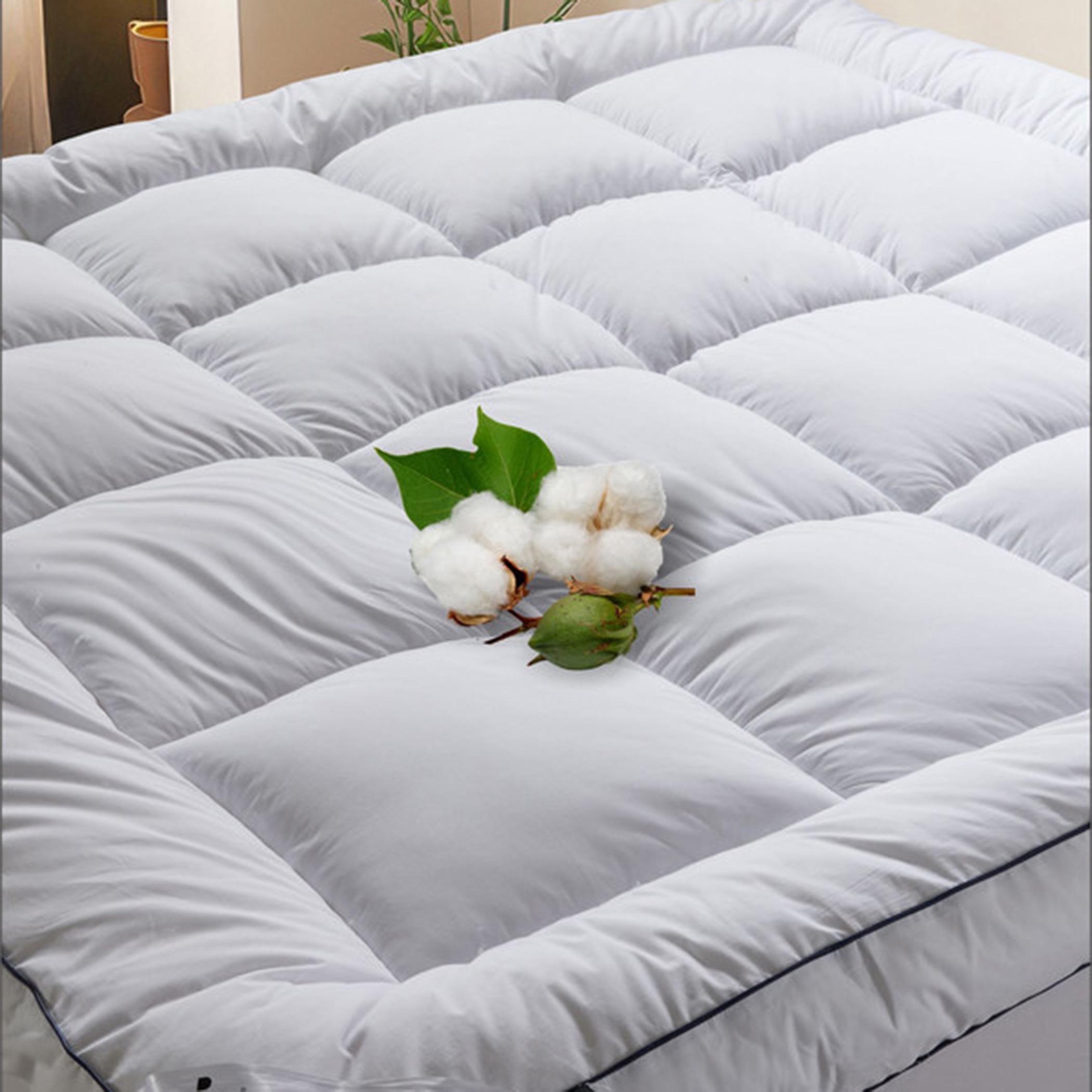 دوناتيلا طبقة علوية للمرتبة كوين من القطن والمايكروفايبر-household-bedding-mattresstoppersandprotectors-mattresstoppers-image-2