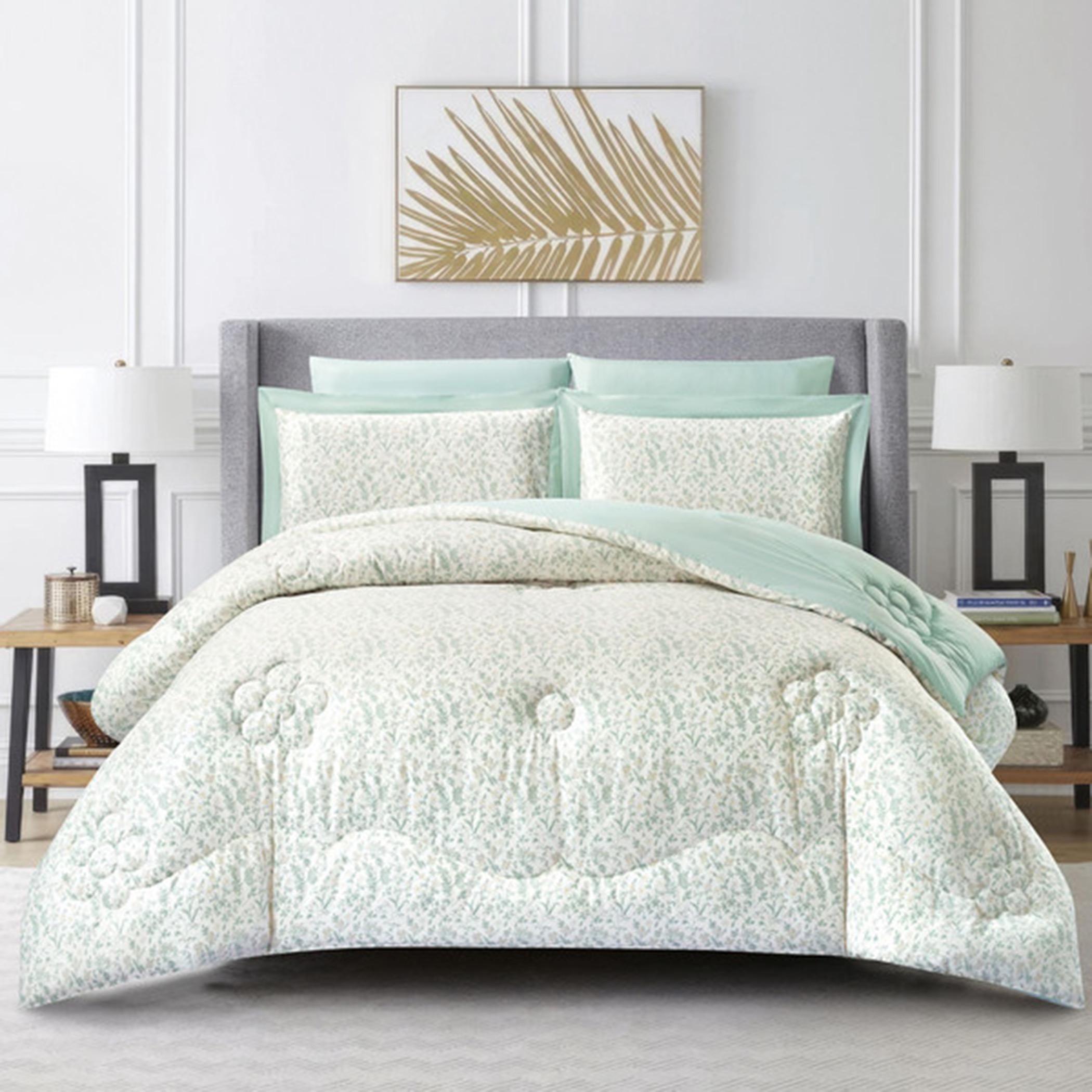دوناتيلا طقم لحاف قطني مطبوع، كينغ-household-bedding-comfortersandbedspreads-comforters-image-10