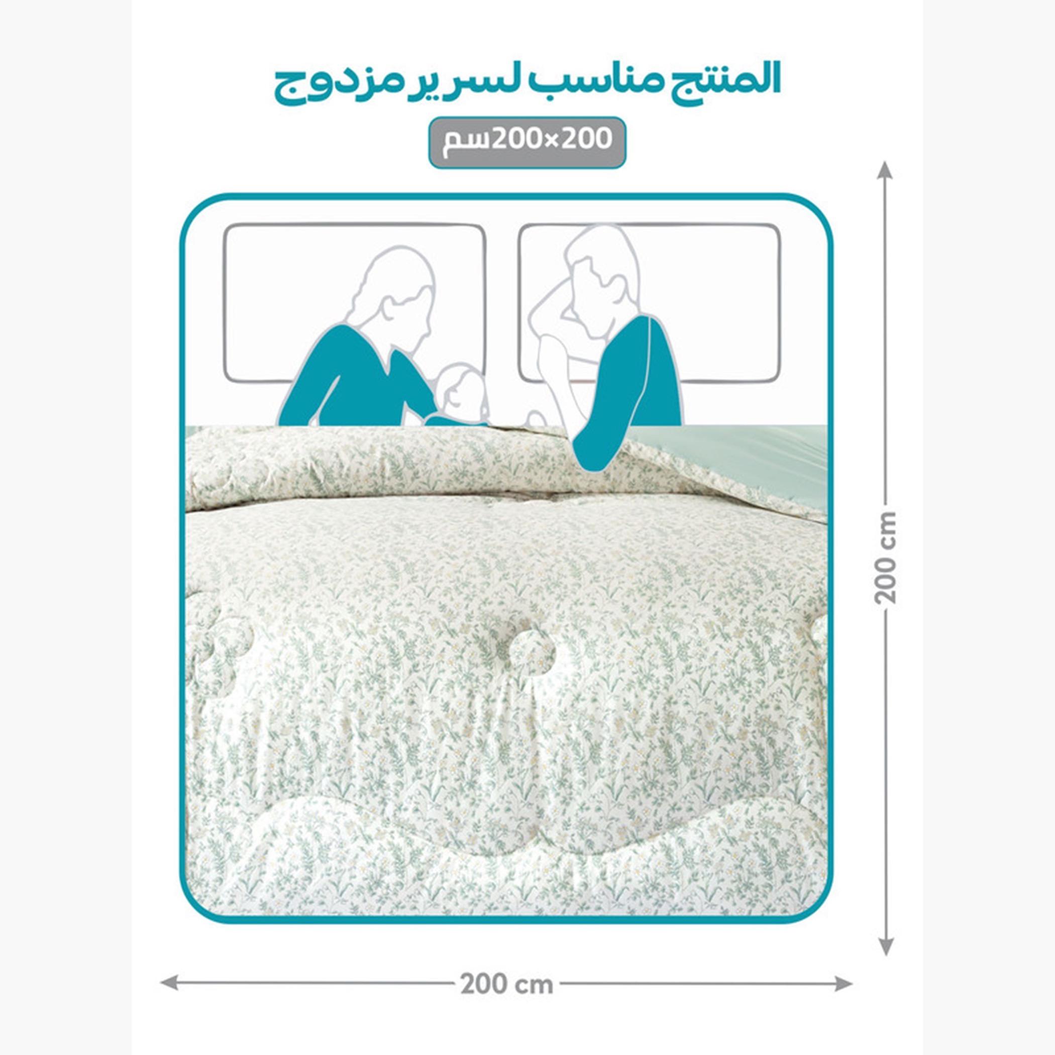 دوناتيلا طقم لحاف قطني مطبوع، كينغ-household-bedding-comfortersandbedspreads-comforters-image-8