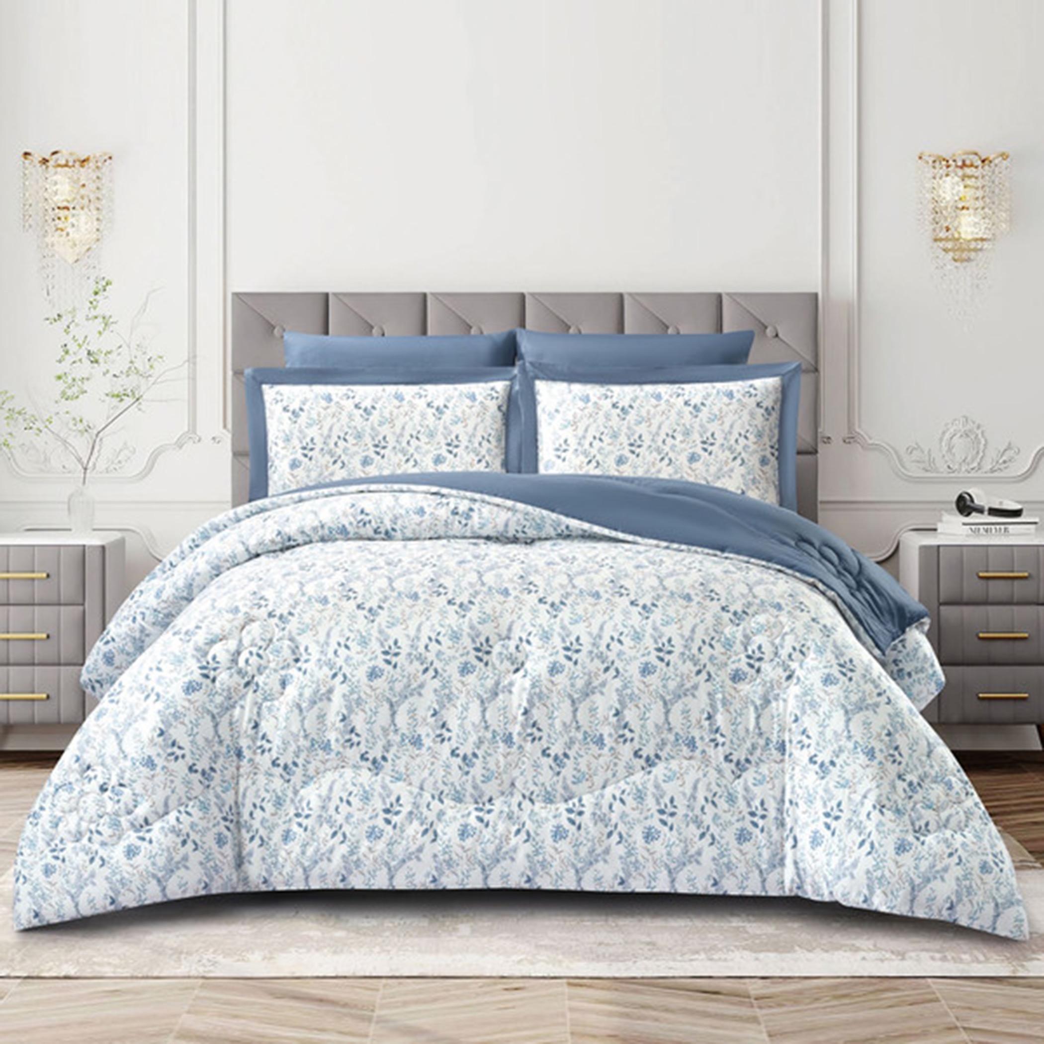 دوناتيلا طقم لحاف قطني مطبوع، كينغ-household-bedding-comfortersandbedspreads-comforters-image-3