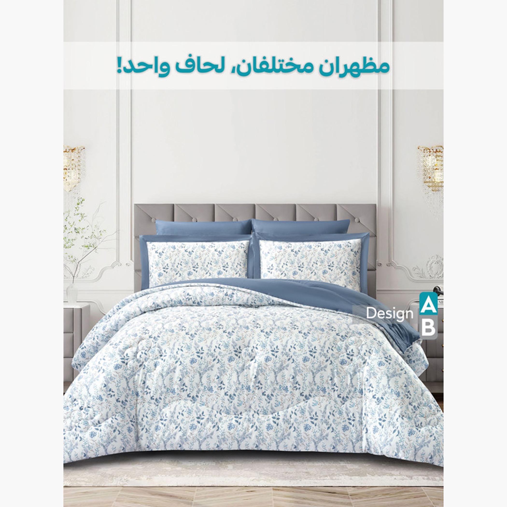 Cotton Printed Comforter Set, King-household-bedding-comfortersandbedspreads-comforters-image-12