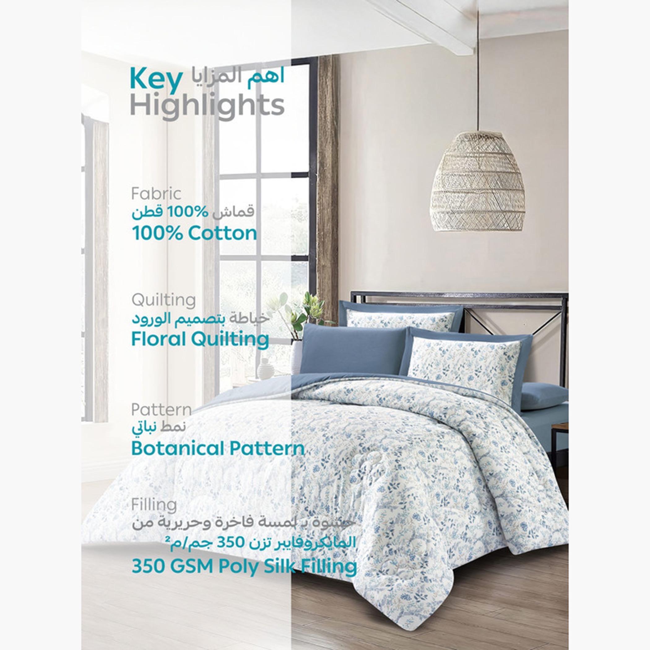 Cotton Printed Comforter Set, King-household-bedding-comfortersandbedspreads-comforters-image-13