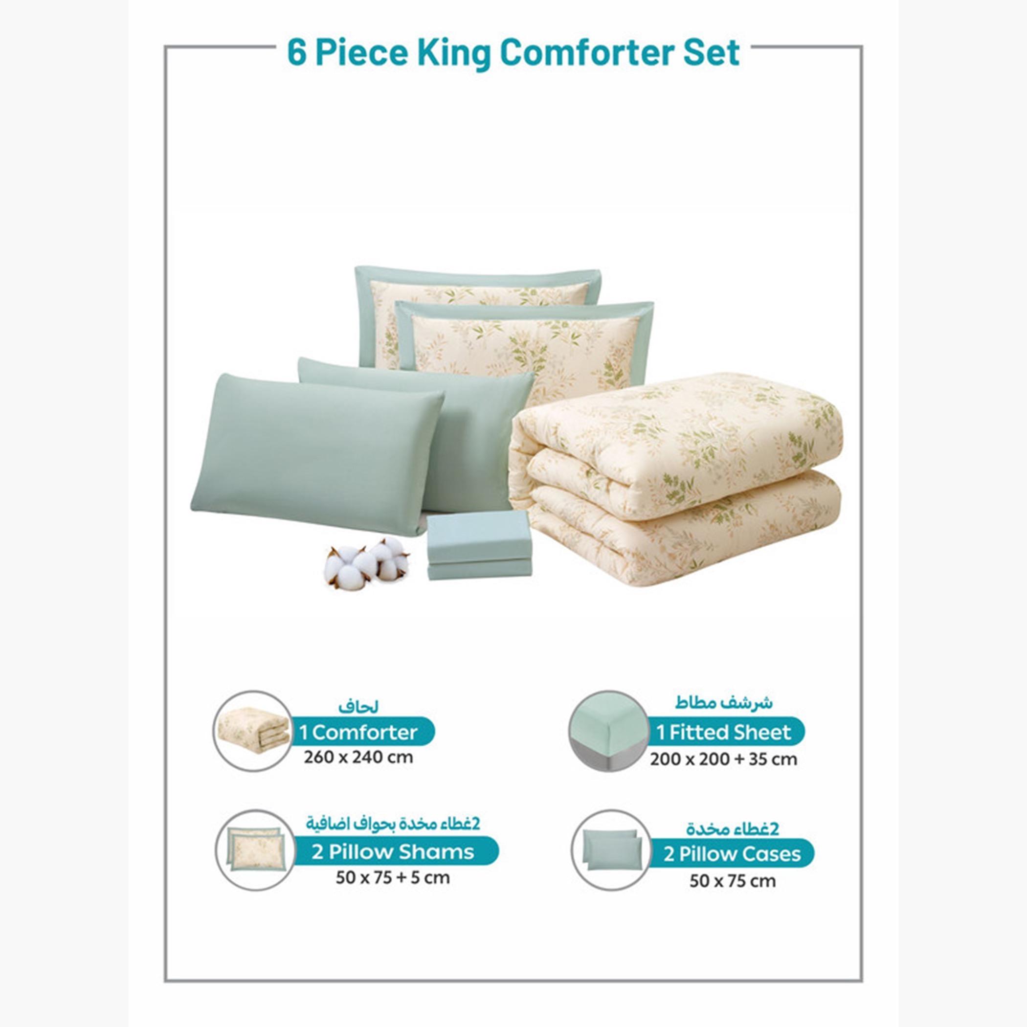 Cotton Printed Comforter Set, King-household-bedding-comfortersandbedspreads-comforters-image-18