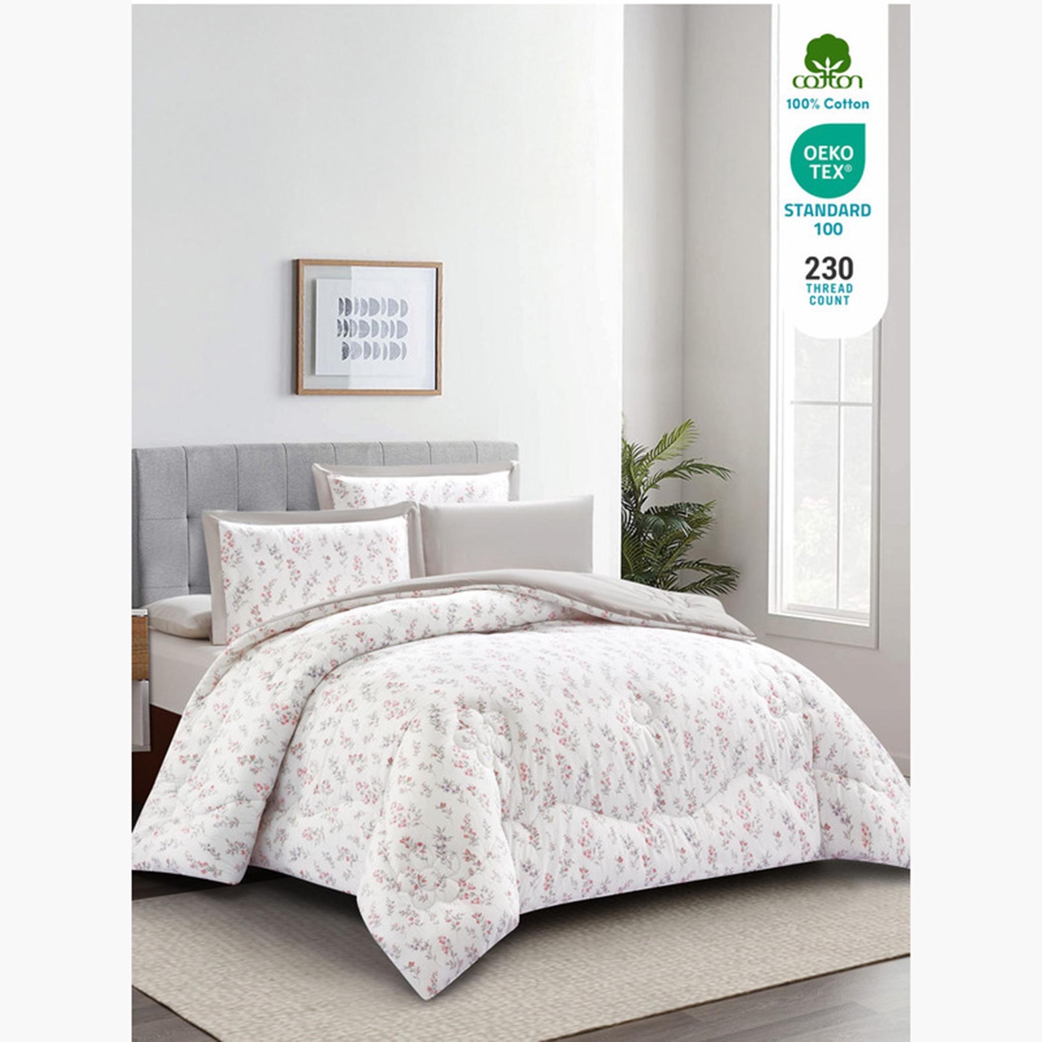 Cotton Printed Comforter Set, King-household-bedding-comfortersandbedspreads-comforters-image-23
