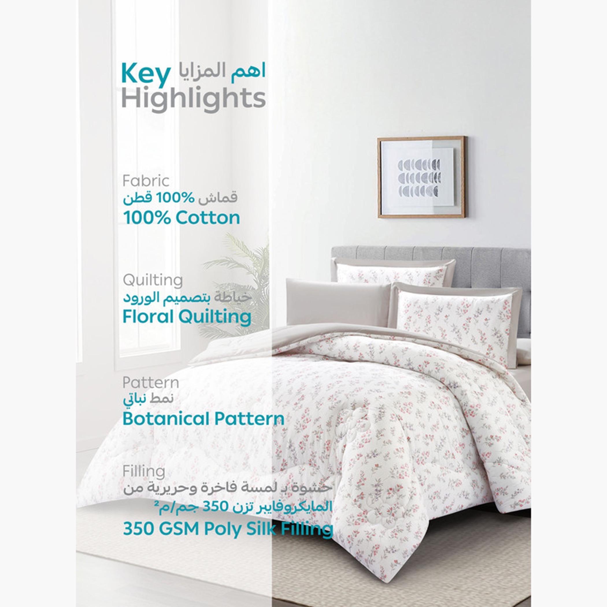 Cotton Printed Comforter Set, King-household-bedding-comfortersandbedspreads-comforters-image-27