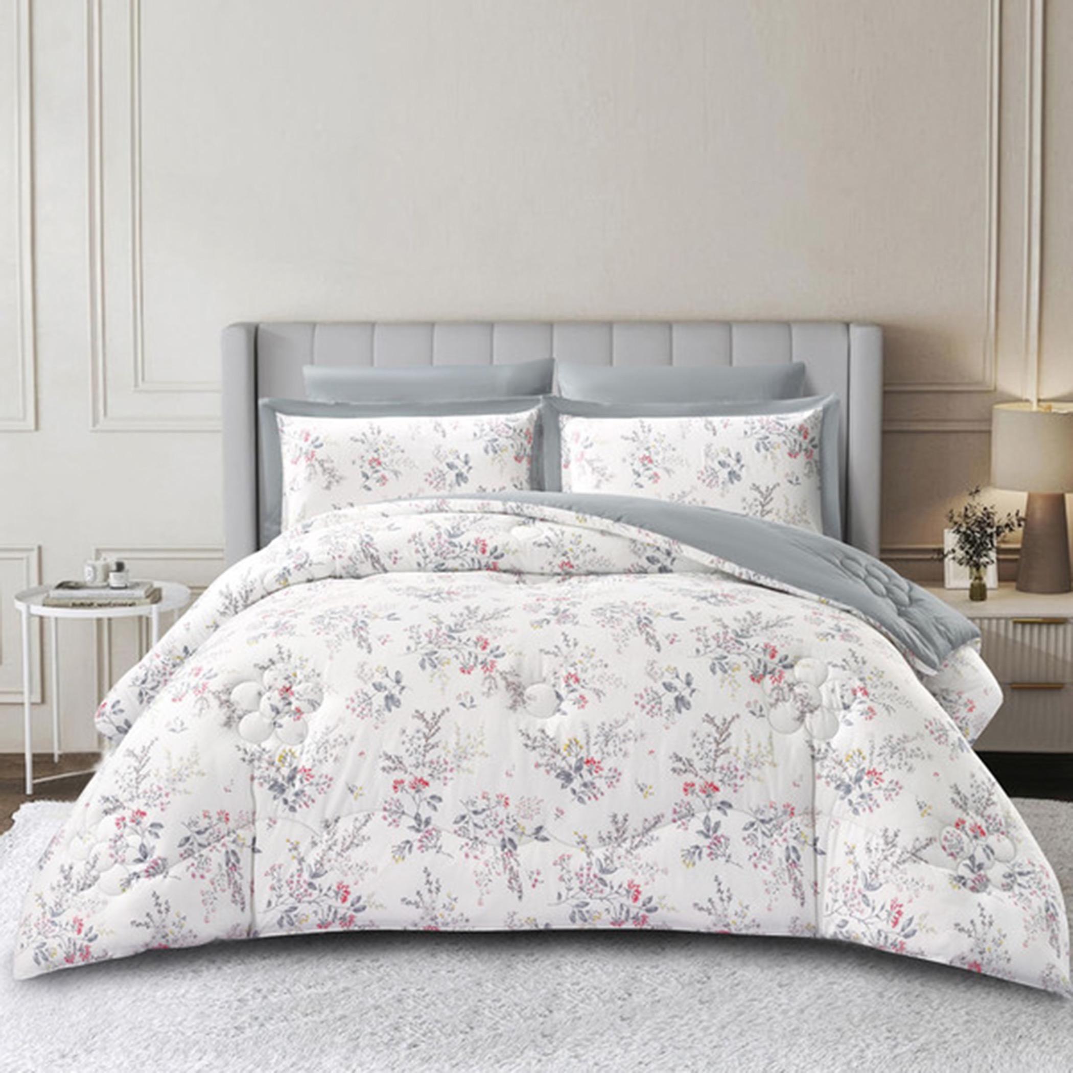 Cotton Printed Comforter Set, King-household-bedding-comfortersandbedspreads-comforters-image-29