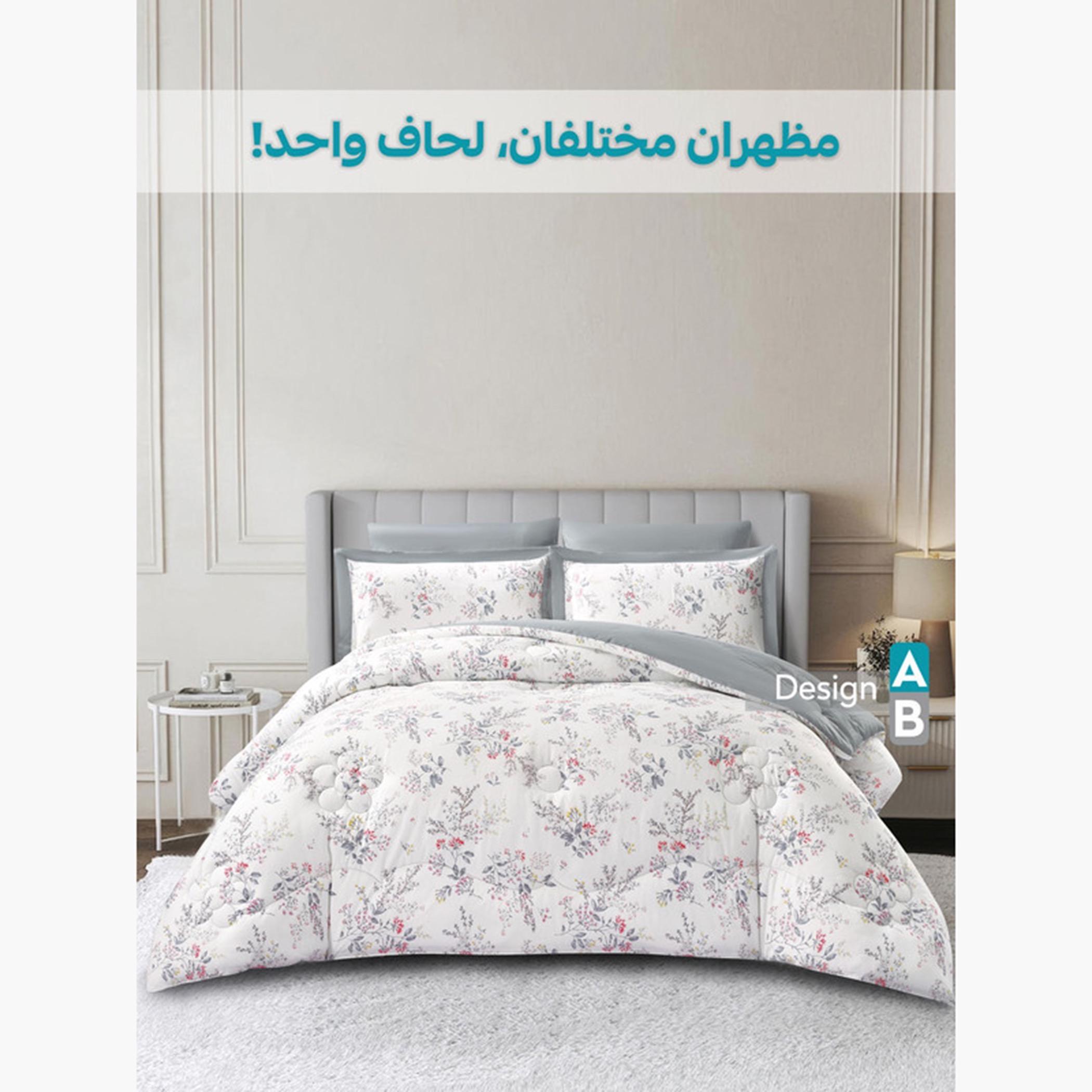 Cotton Printed Comforter Set, King-household-bedding-comfortersandbedspreads-comforters-image-33