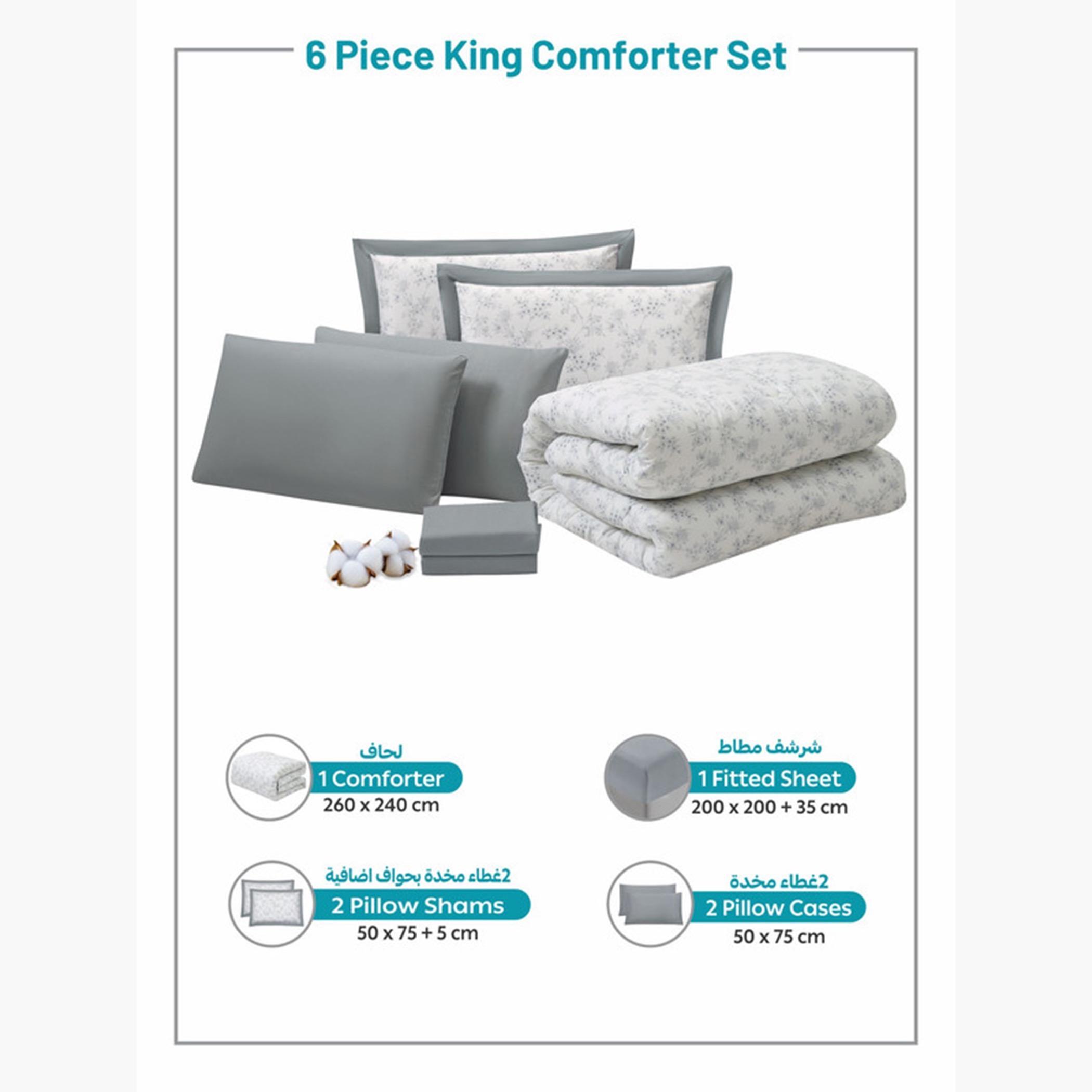 Cotton Printed Comforter Set, King-household-bedding-comfortersandbedspreads-comforters-image-39