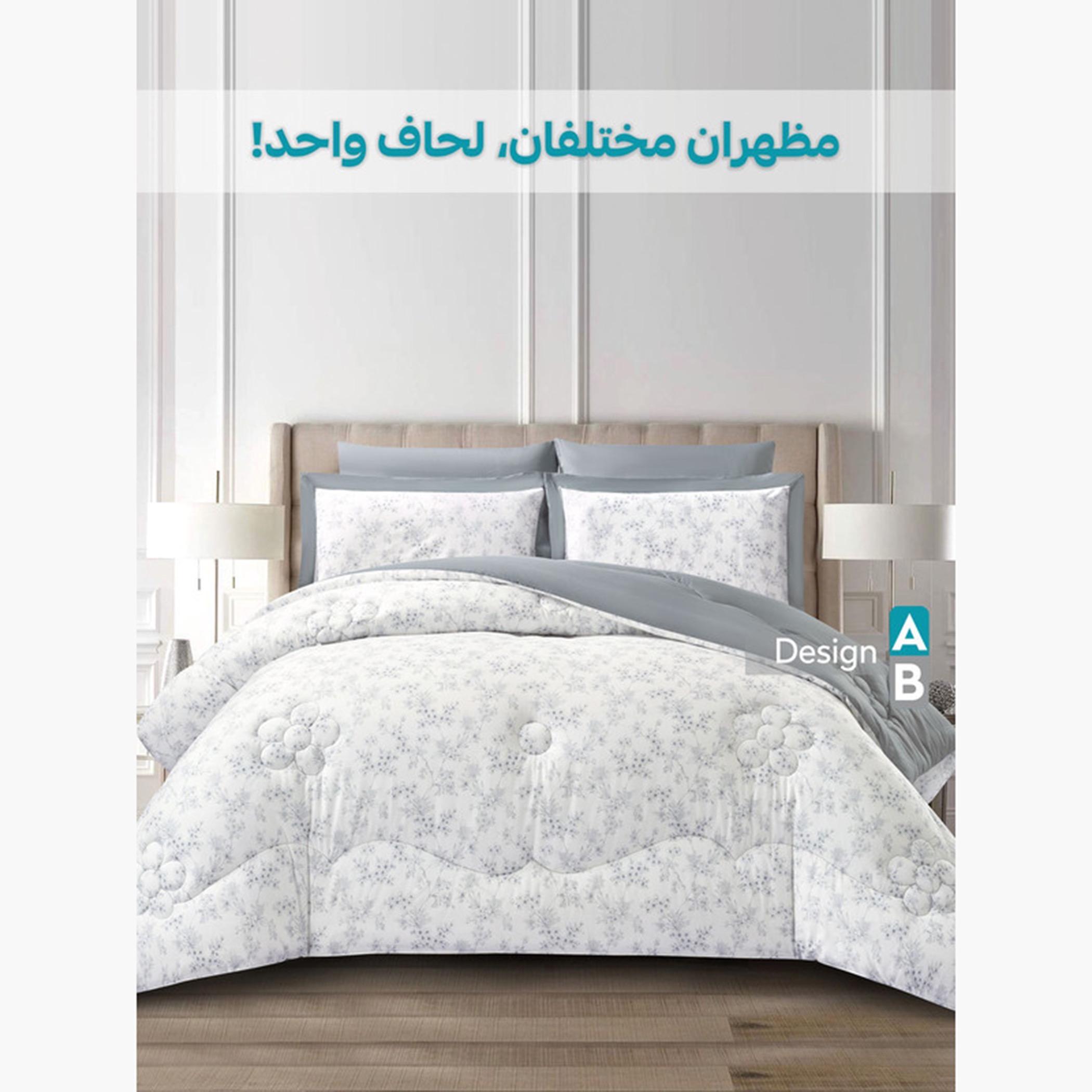 Cotton Printed Comforter Set, King-household-bedding-comfortersandbedspreads-comforters-image-40
