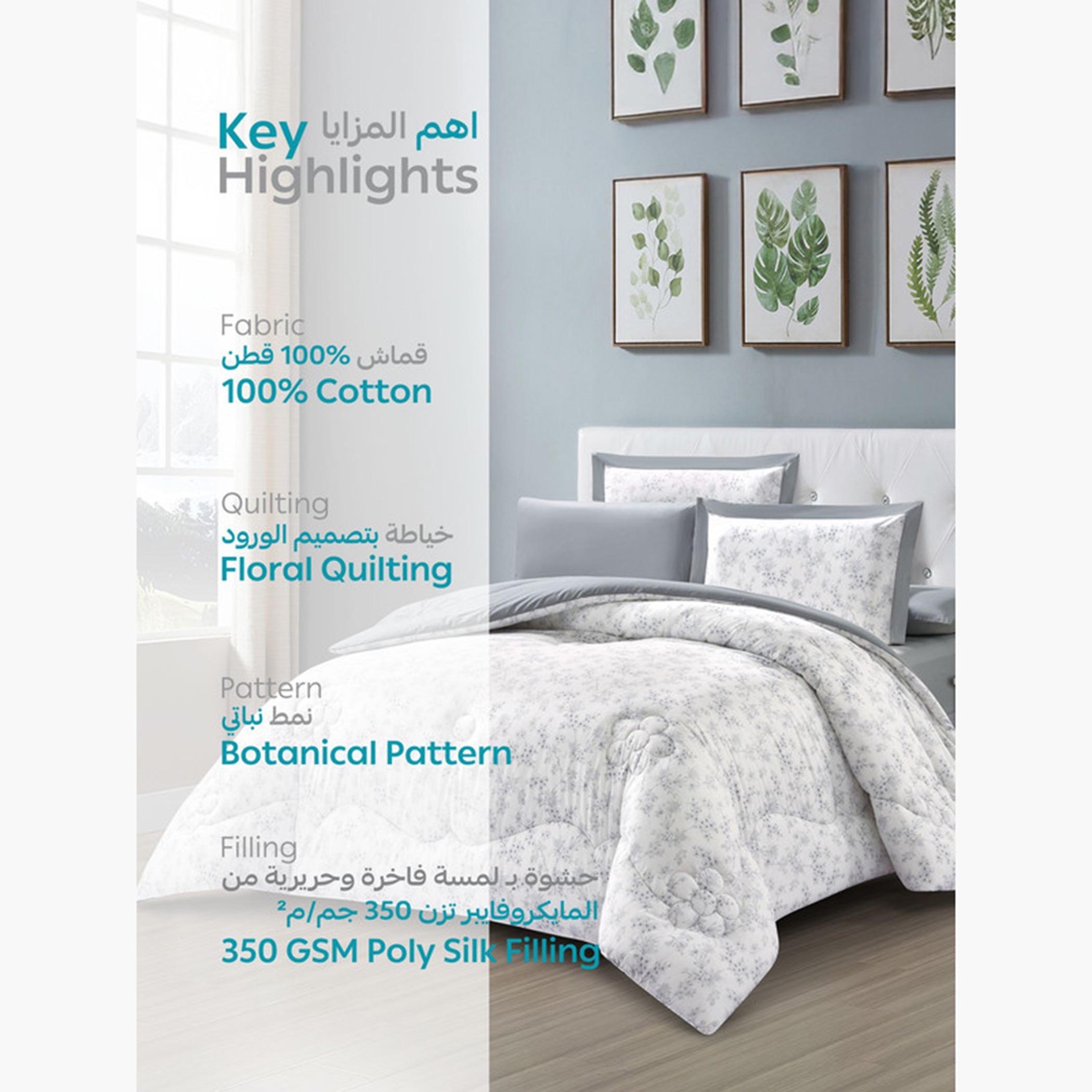 Cotton Printed Comforter Set, King-household-bedding-comfortersandbedspreads-comforters-image-41