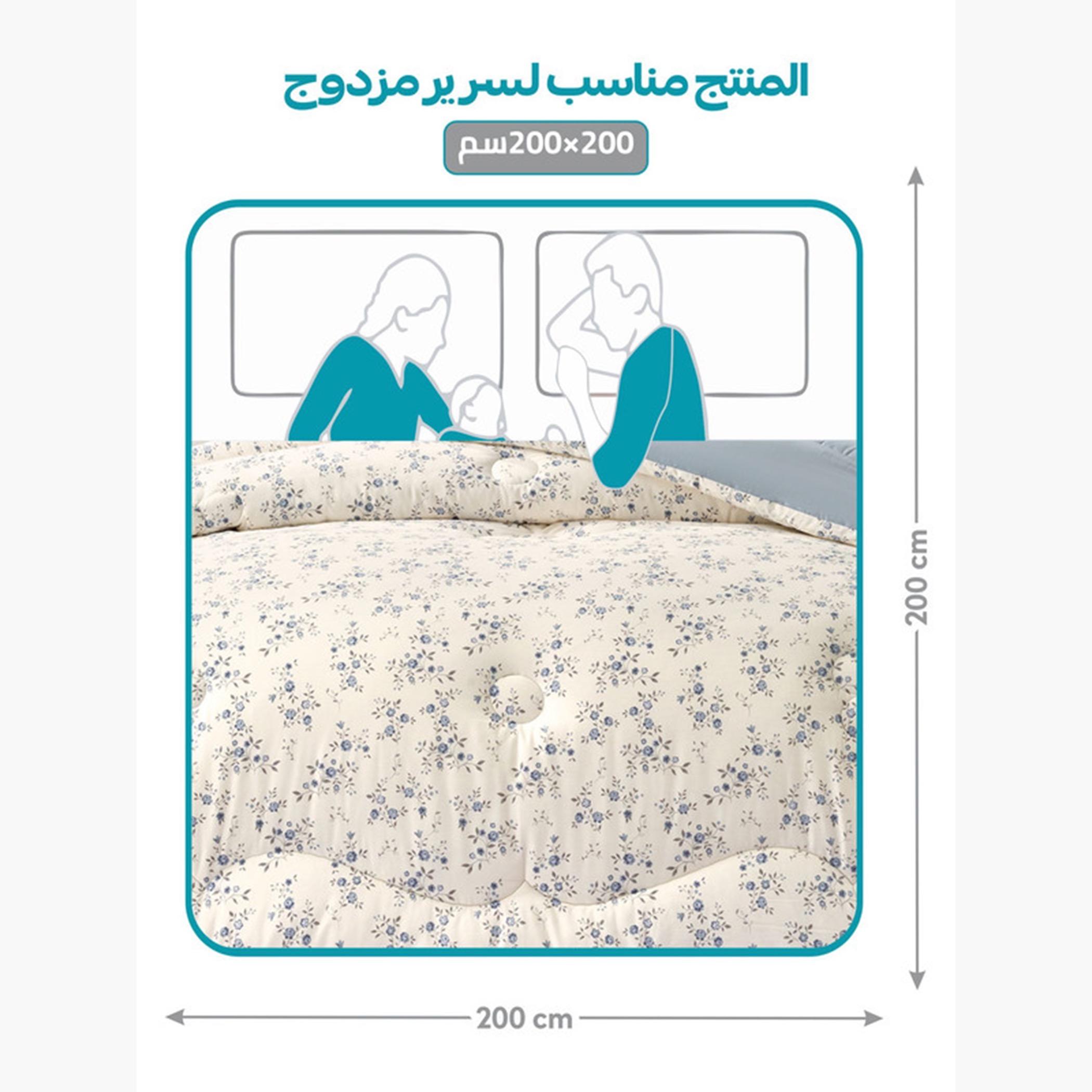 Cotton Printed Comforter Set, King-household-bedding-comfortersandbedspreads-comforters-image-45