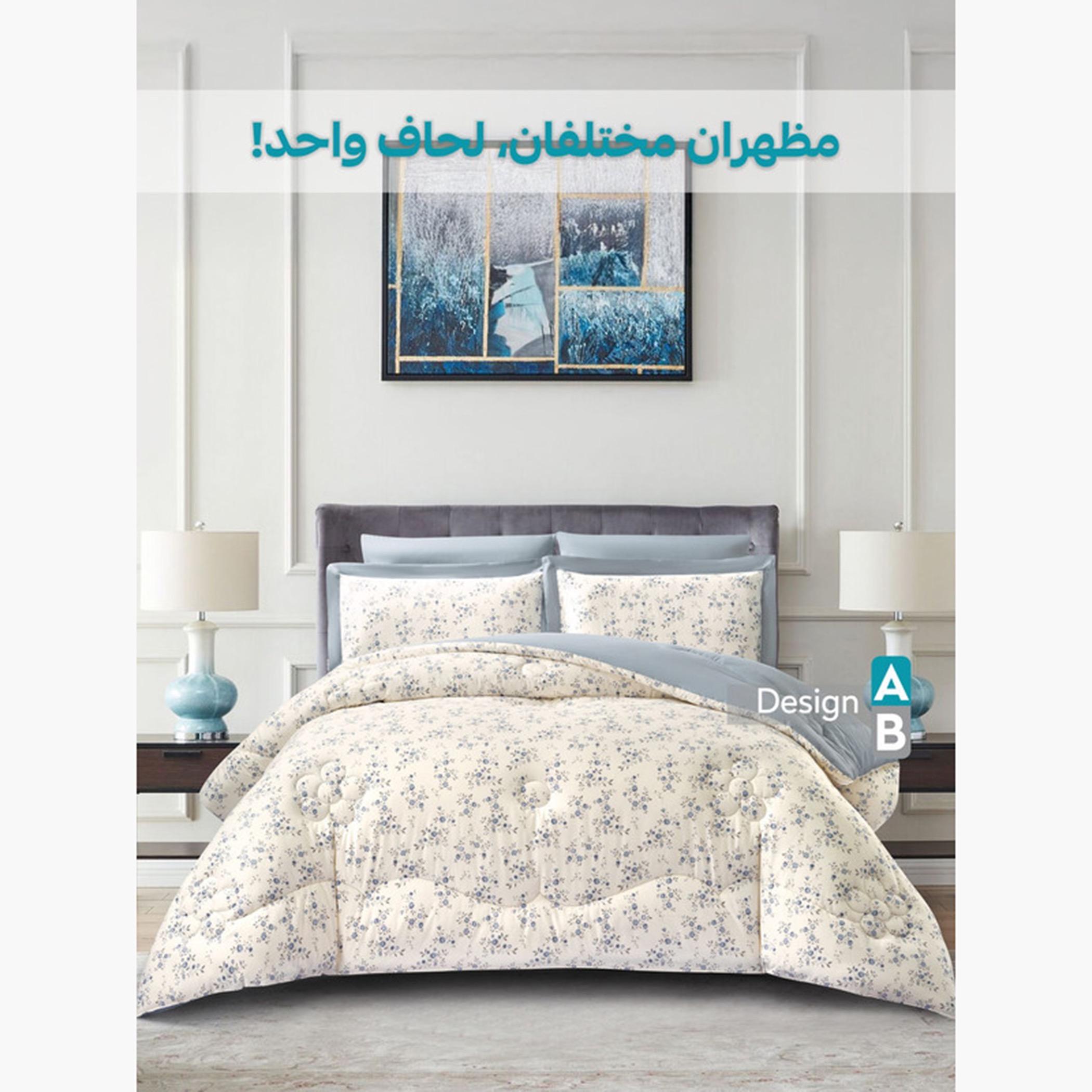 Cotton Printed Comforter Set, King-household-bedding-comfortersandbedspreads-comforters-image-47