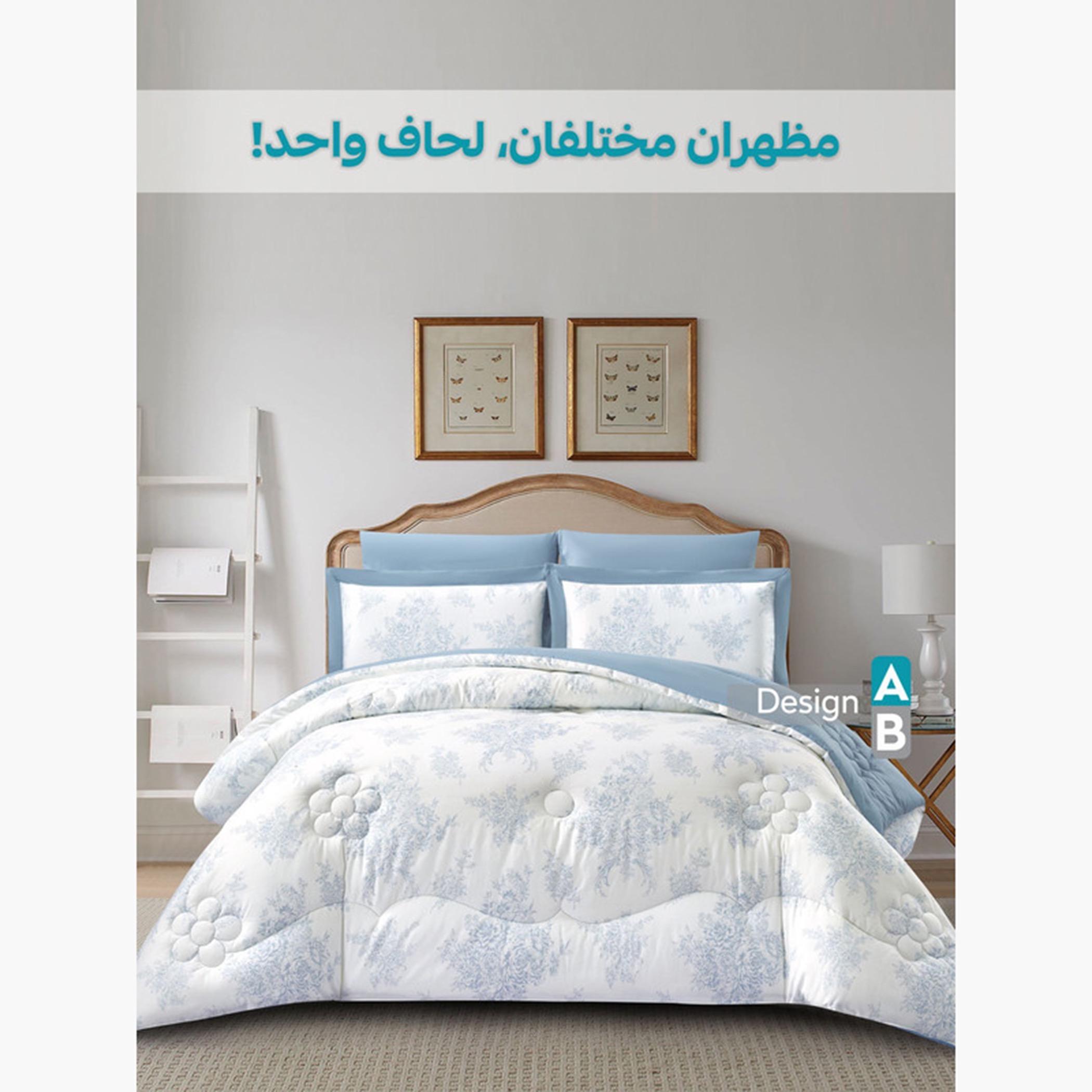 Cotton Printed Comforter Set, King-household-bedding-comfortersandbedspreads-comforters-image-54