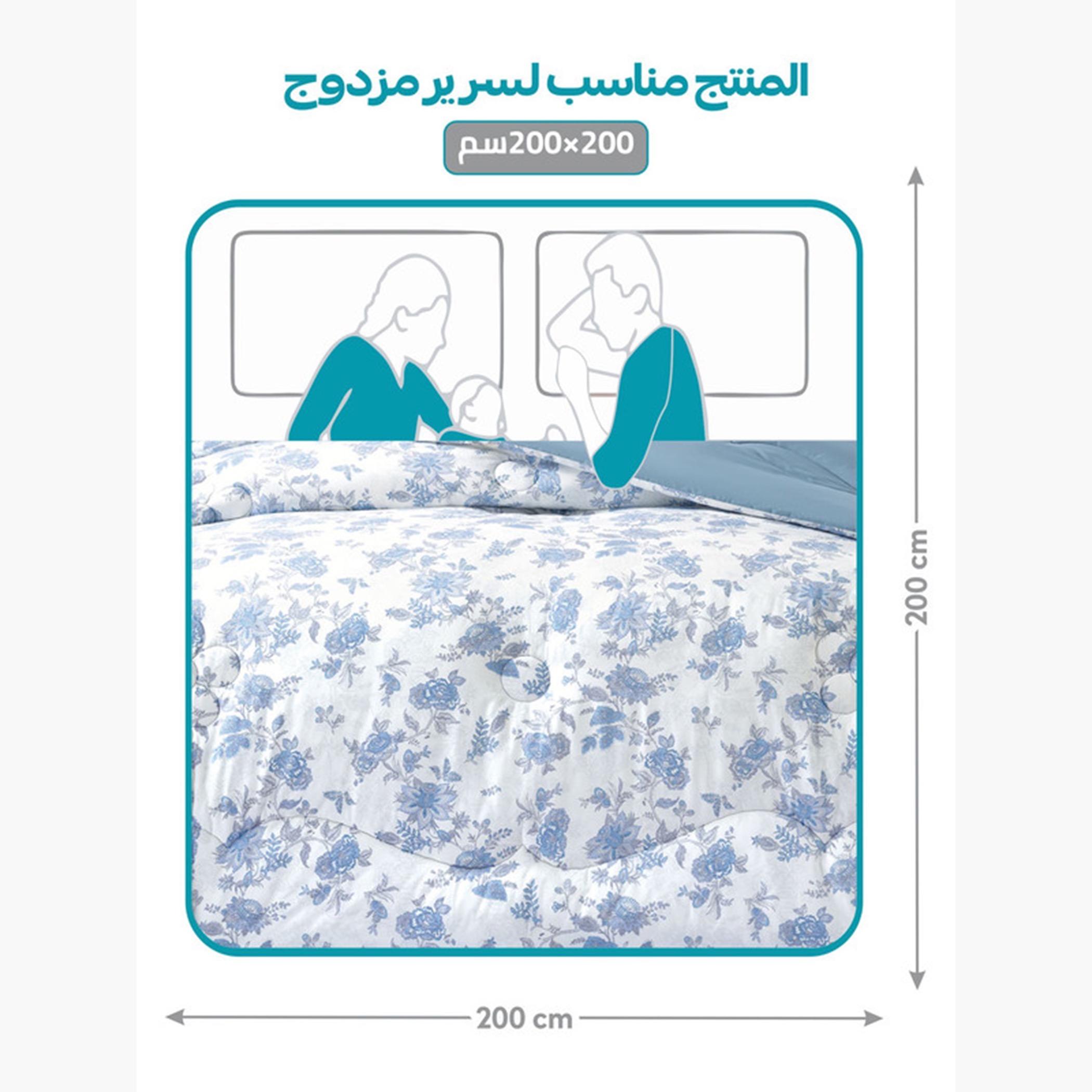 Cotton Printed Comforter Set, King-household-bedding-comfortersandbedspreads-comforters-image-59