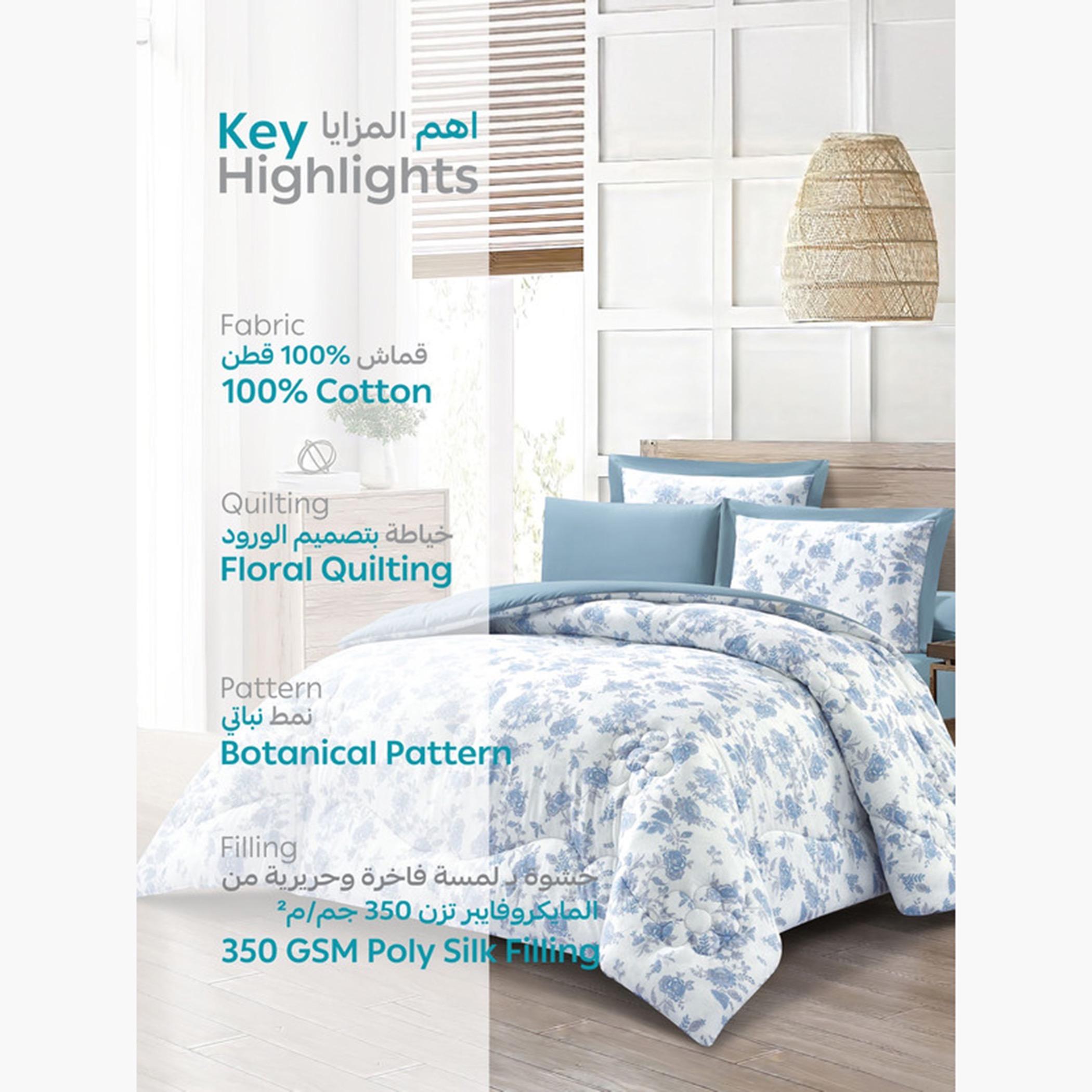 Cotton Printed Comforter Set, King-household-bedding-comfortersandbedspreads-comforters-image-62
