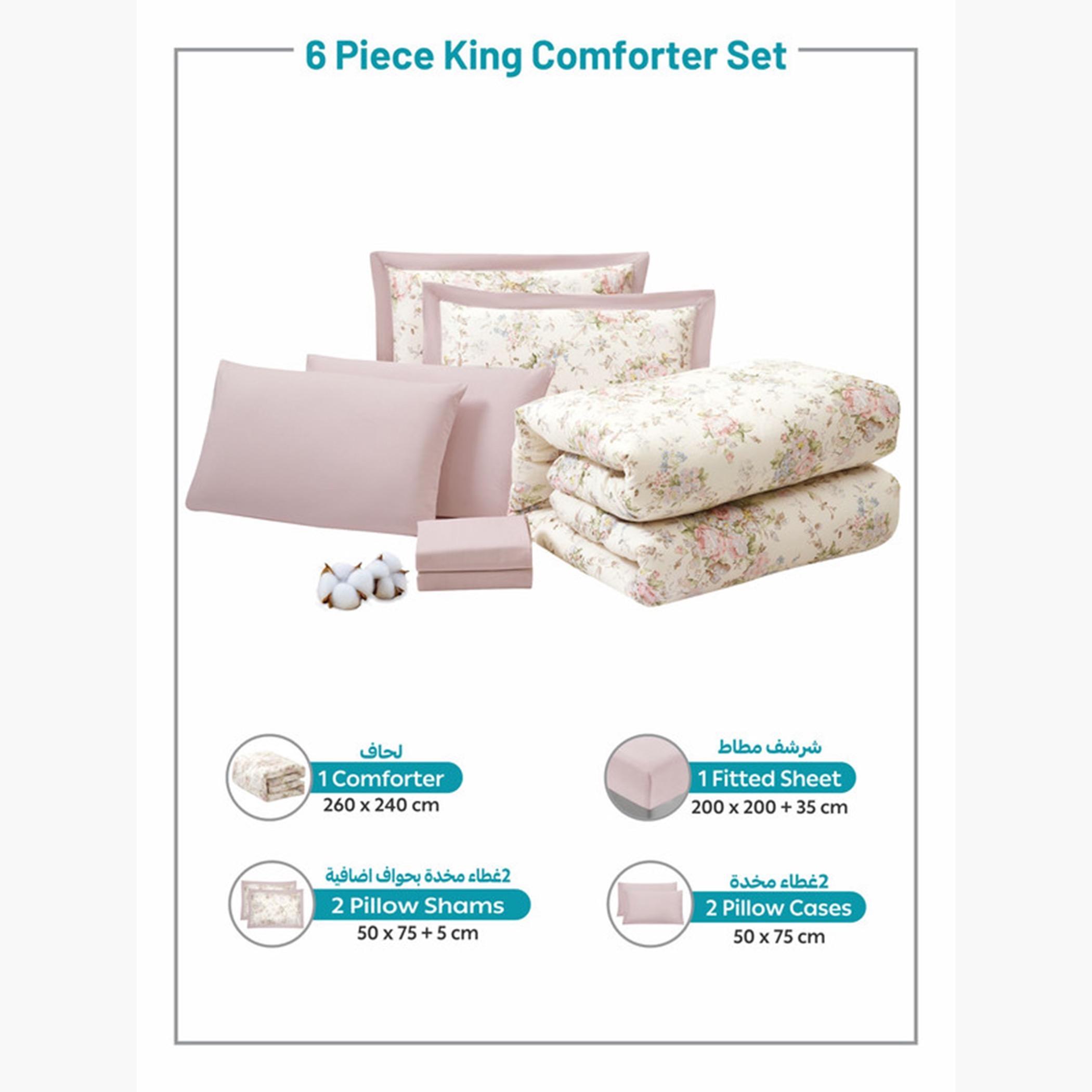 Cotton Printed Comforter Set, King-household-bedding-comfortersandbedspreads-comforters-image-67