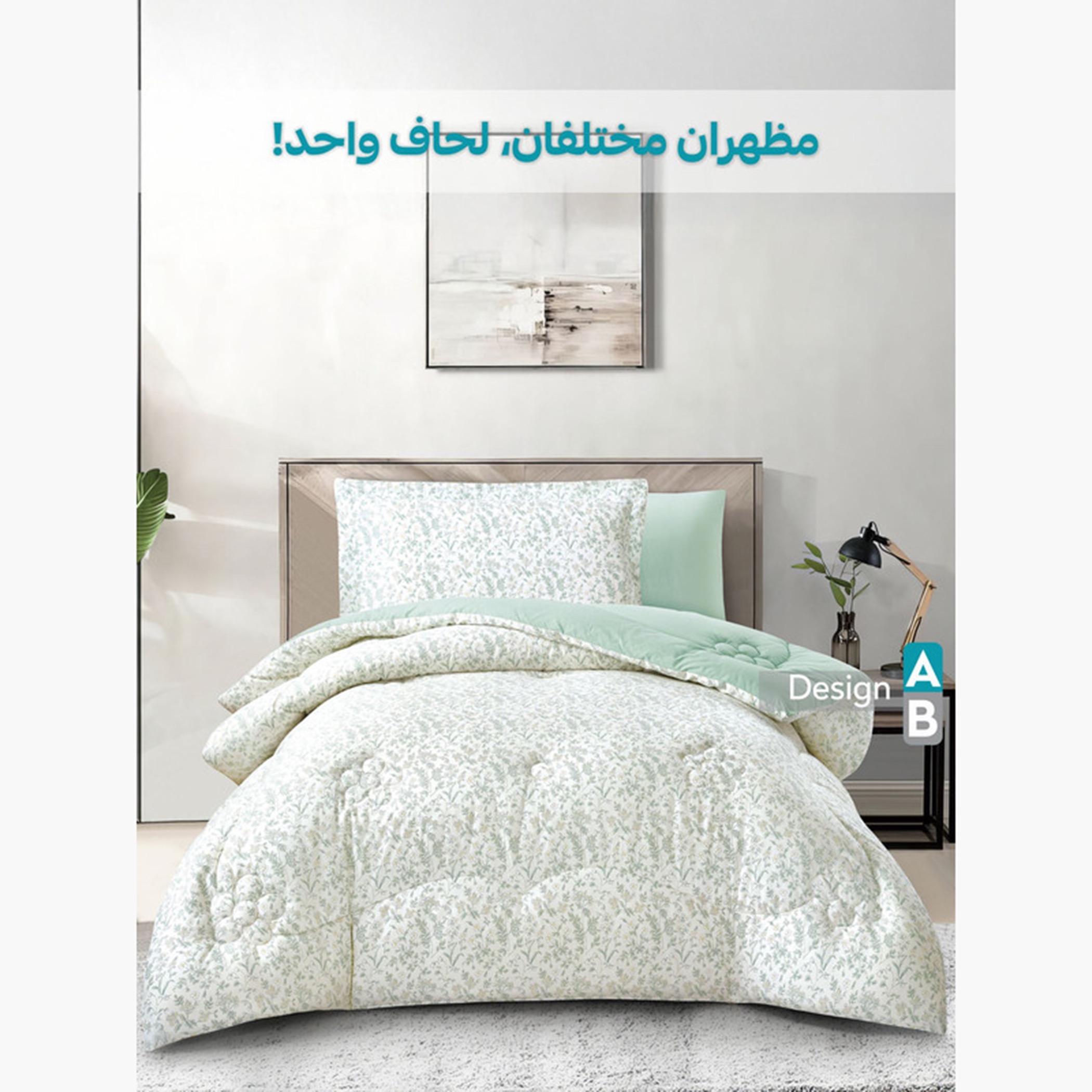 Printed Cotton Comforter Set, Single-household-bedding-comfortersandbedspreads-comforters-image-5