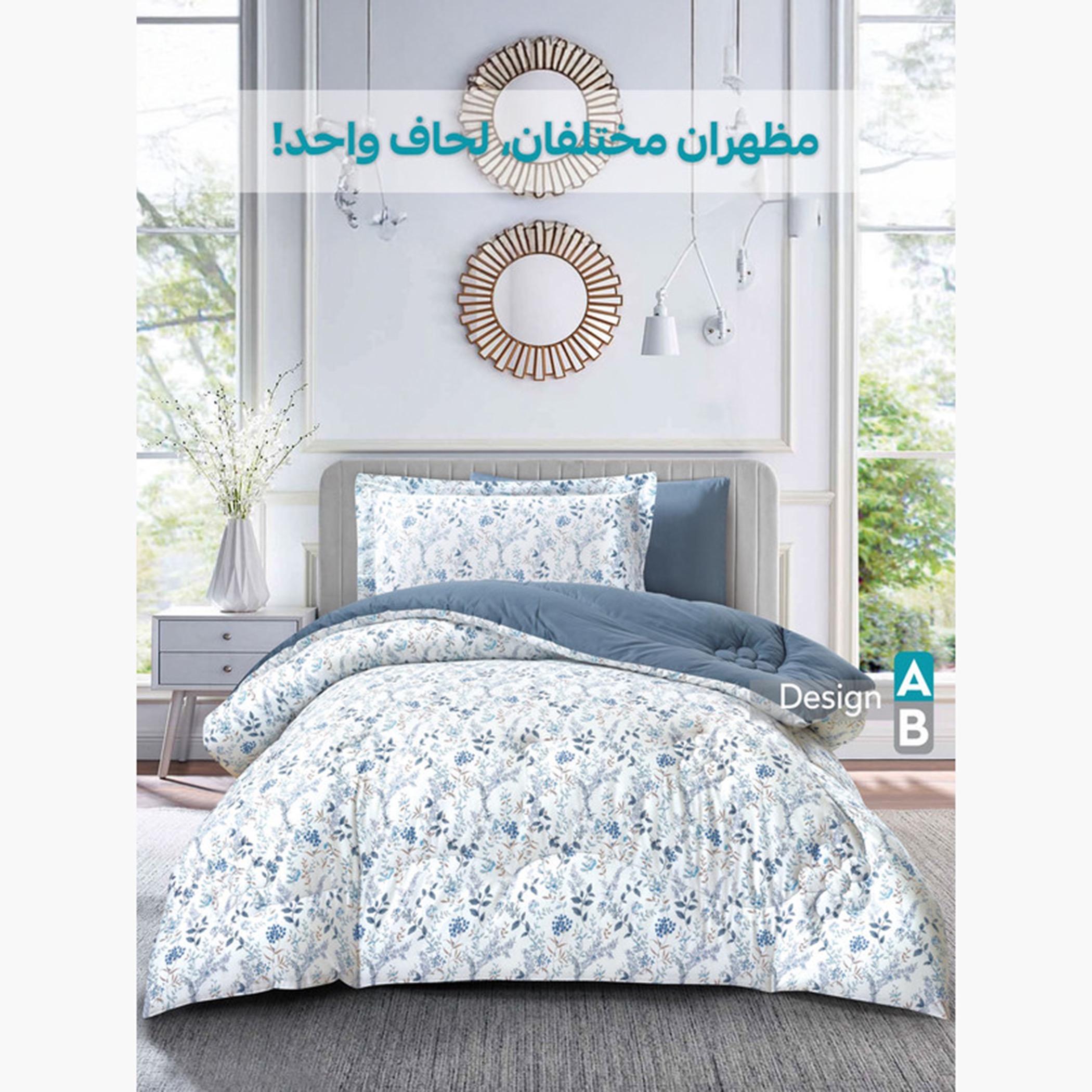 Printed Cotton Comforter Set, Single-household-bedding-comfortersandbedspreads-comforters-image-12