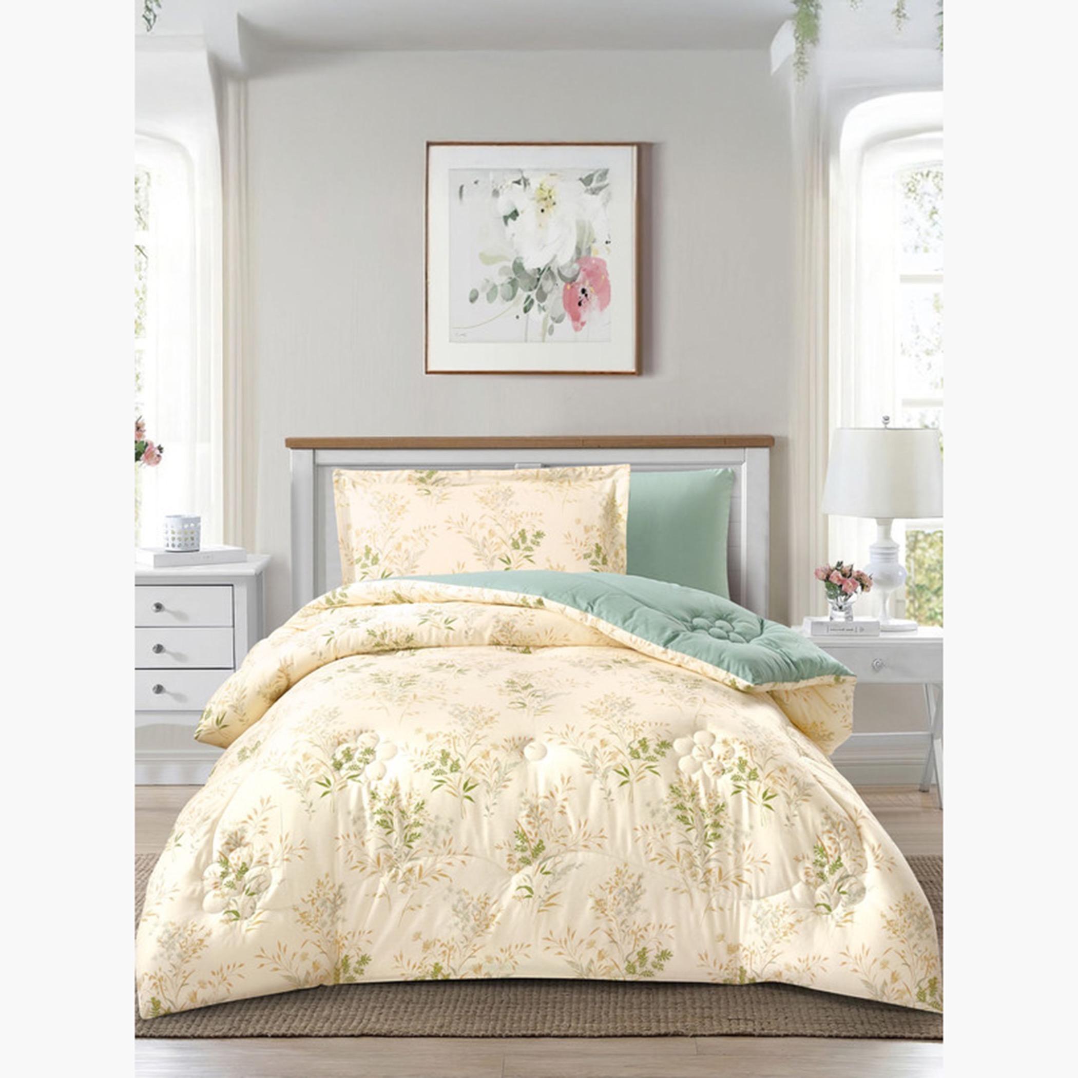 Printed Cotton Comforter Set, Single-household-bedding-comfortersandbedspreads-comforters-image-15