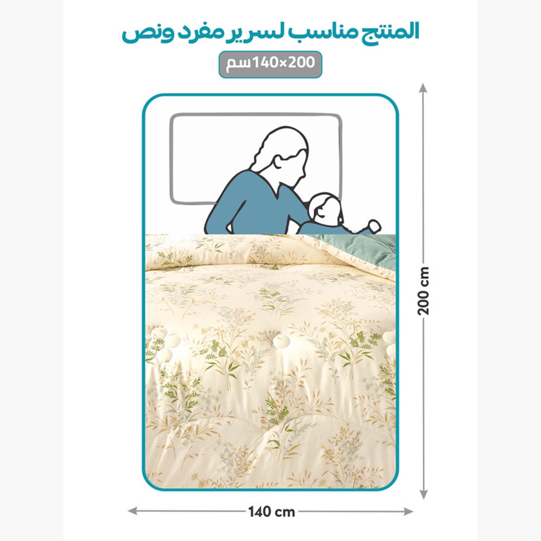 Printed Cotton Comforter Set, Single-household-bedding-comfortersandbedspreads-comforters-image-17