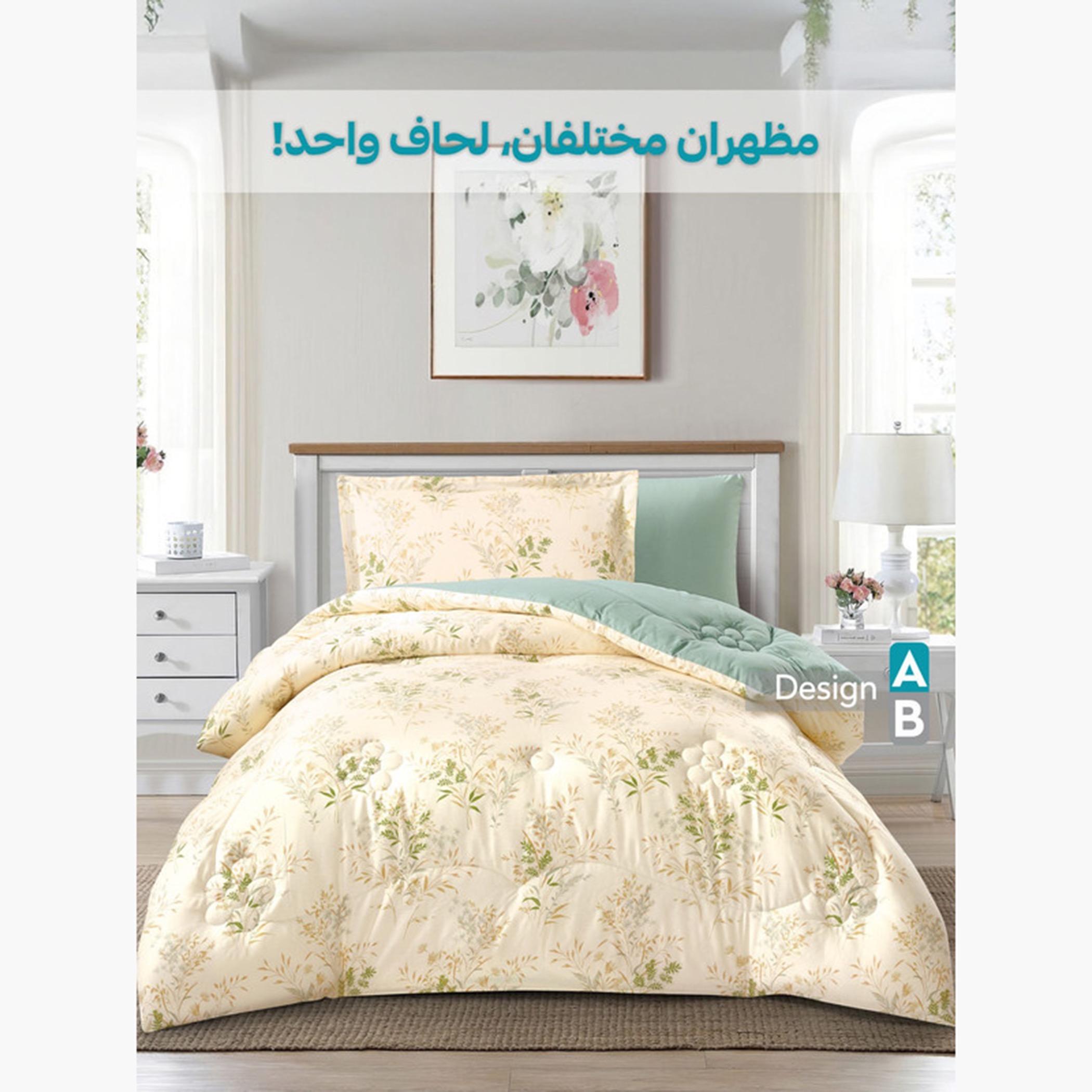 Printed Cotton Comforter Set, Single-household-bedding-comfortersandbedspreads-comforters-image-19