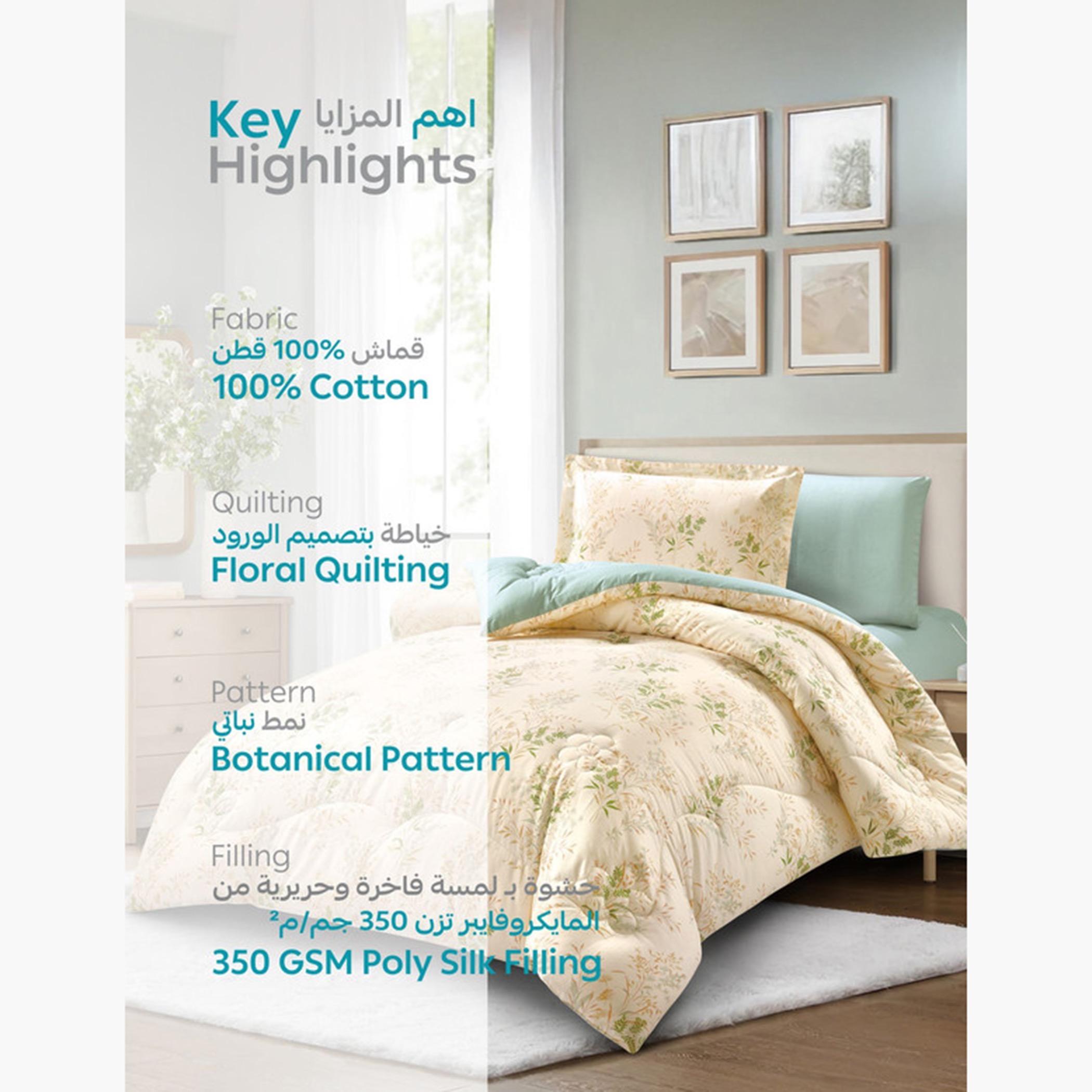 Printed Cotton Comforter Set, Single-household-bedding-comfortersandbedspreads-comforters-image-20