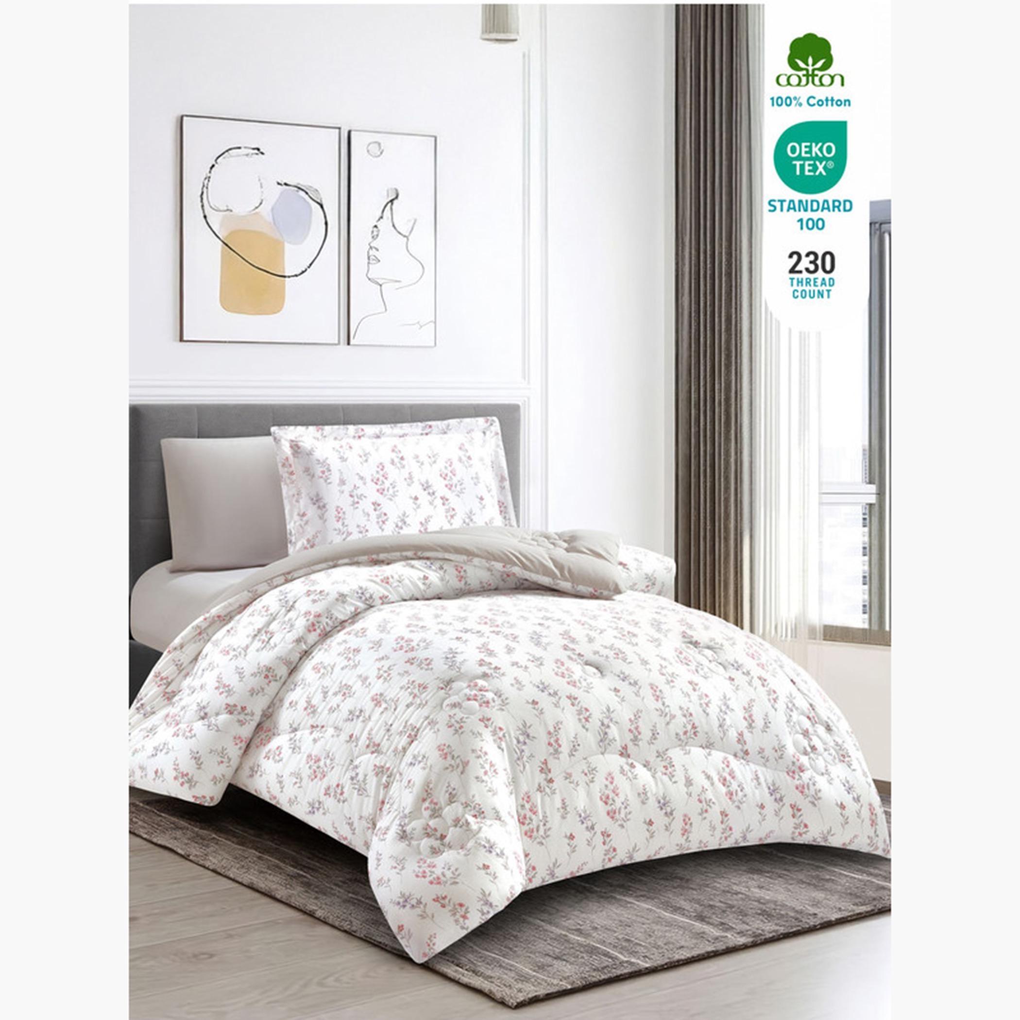 Printed Cotton Comforter Set, Single-household-bedding-comfortersandbedspreads-comforters-image-23