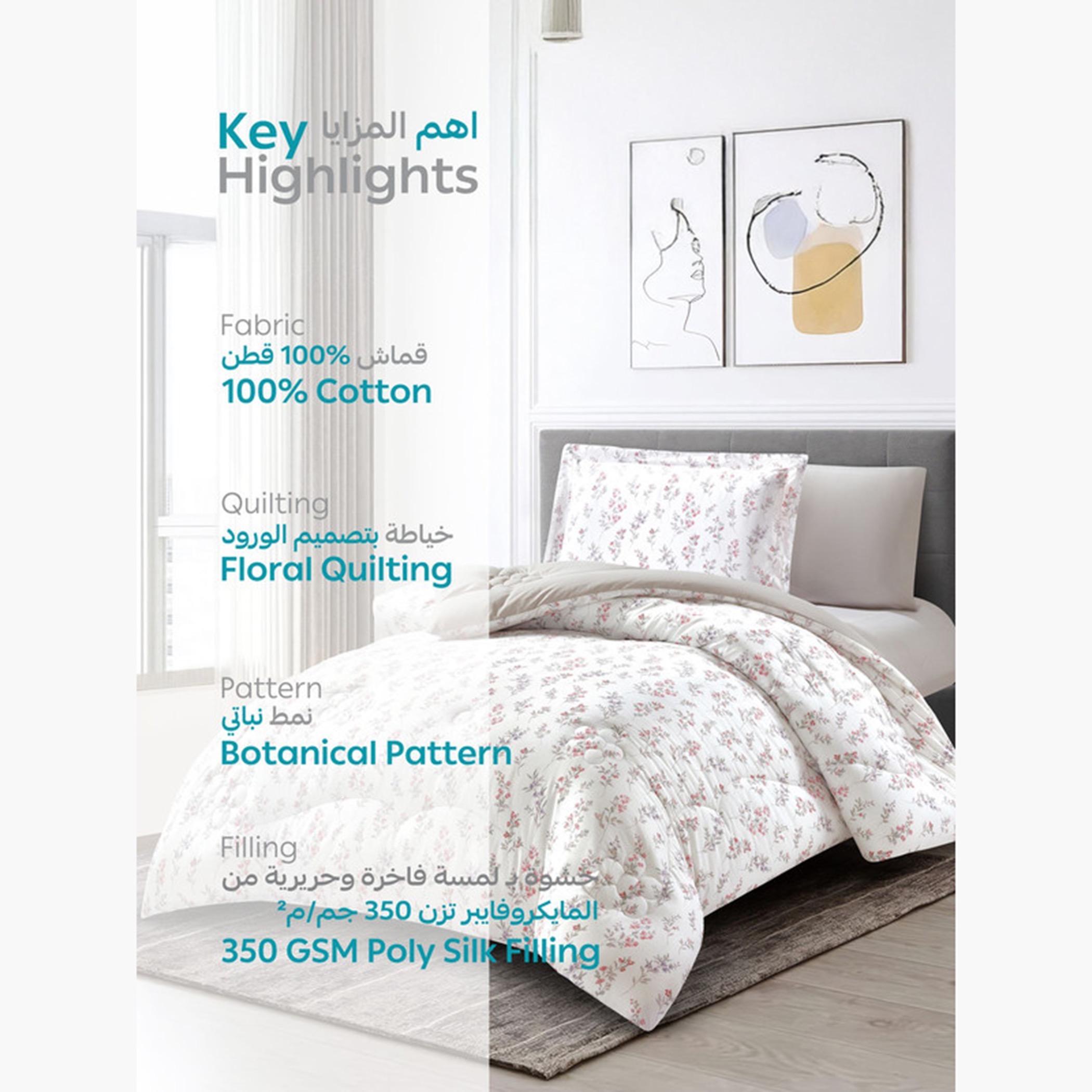 Printed Cotton Comforter Set, Single-household-bedding-comfortersandbedspreads-comforters-image-27