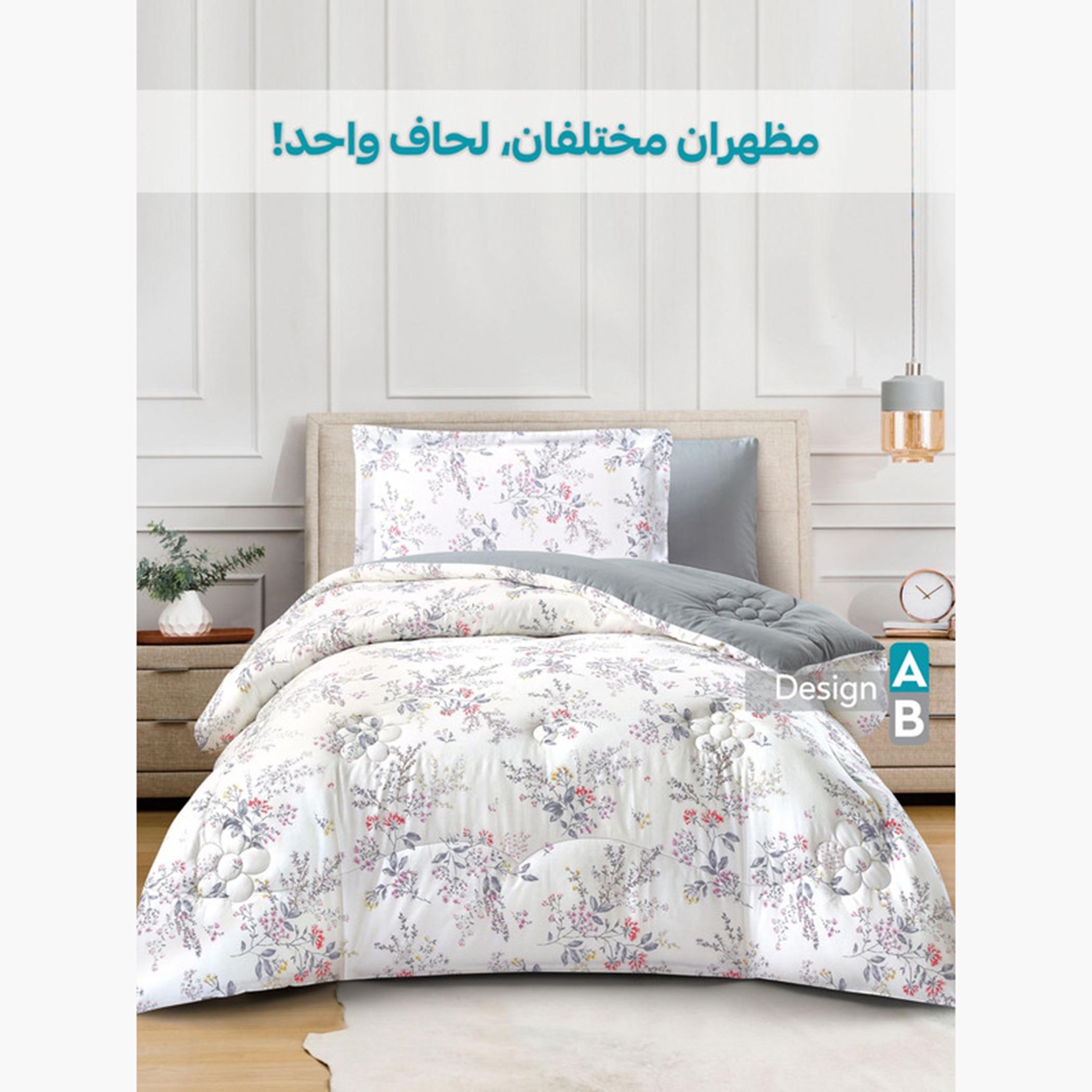 Printed Cotton Comforter Set, Single-household-bedding-comfortersandbedspreads-comforters-image-33
