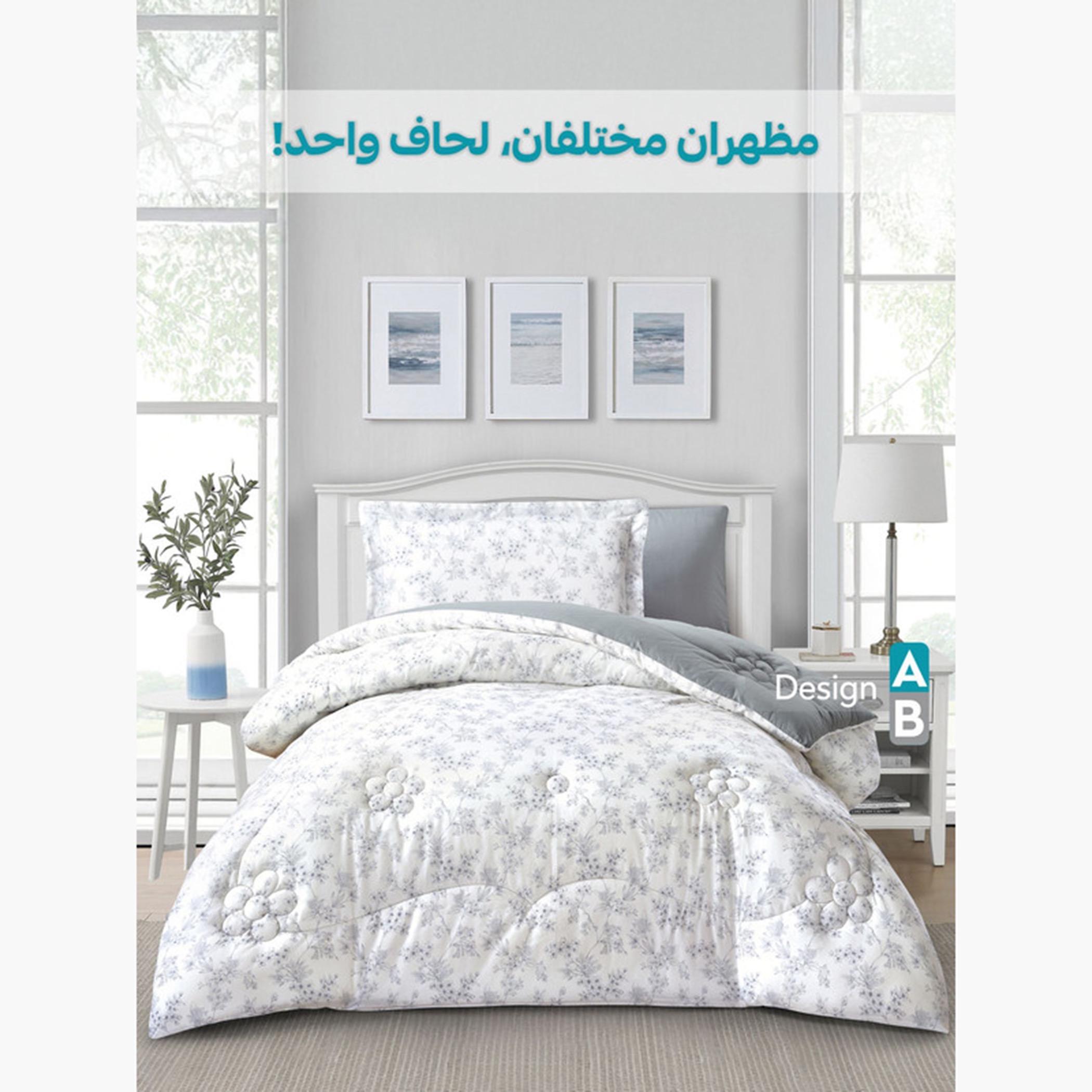 دوناتيلا طقم لحاف قطن مطبوع، مفرد-household-bedding-comfortersandbedspreads-comforters-image-5