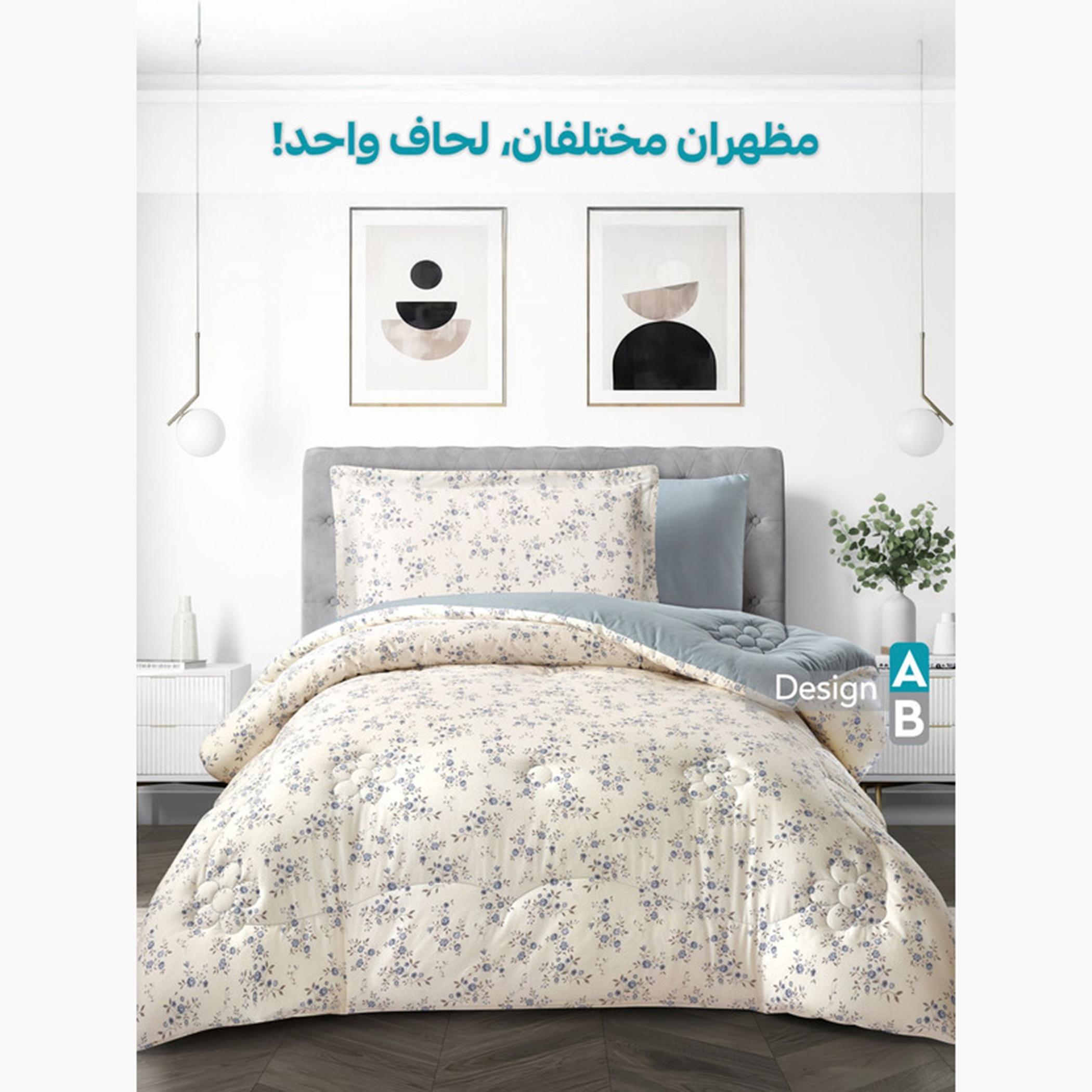 Printed Cotton Comforter Set, Single-household-bedding-comfortersandbedspreads-comforters-image-47