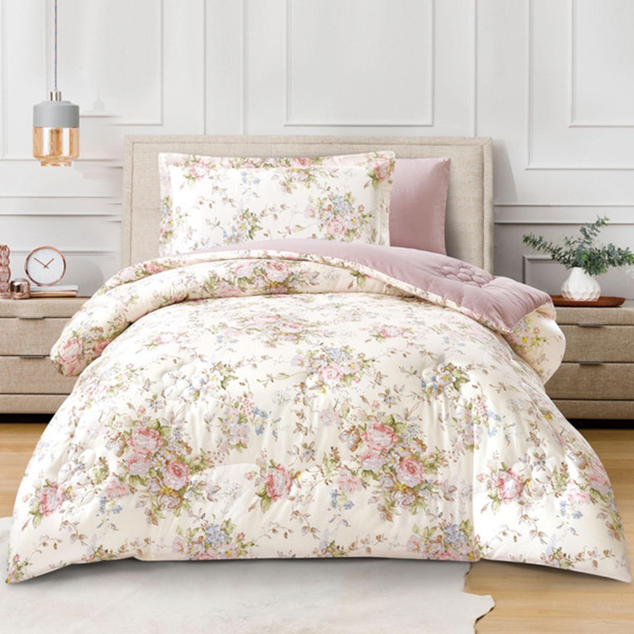 Printed Cotton Comforter Set, Single-household-bedding-comfortersandbedspreads-comforters-image-64