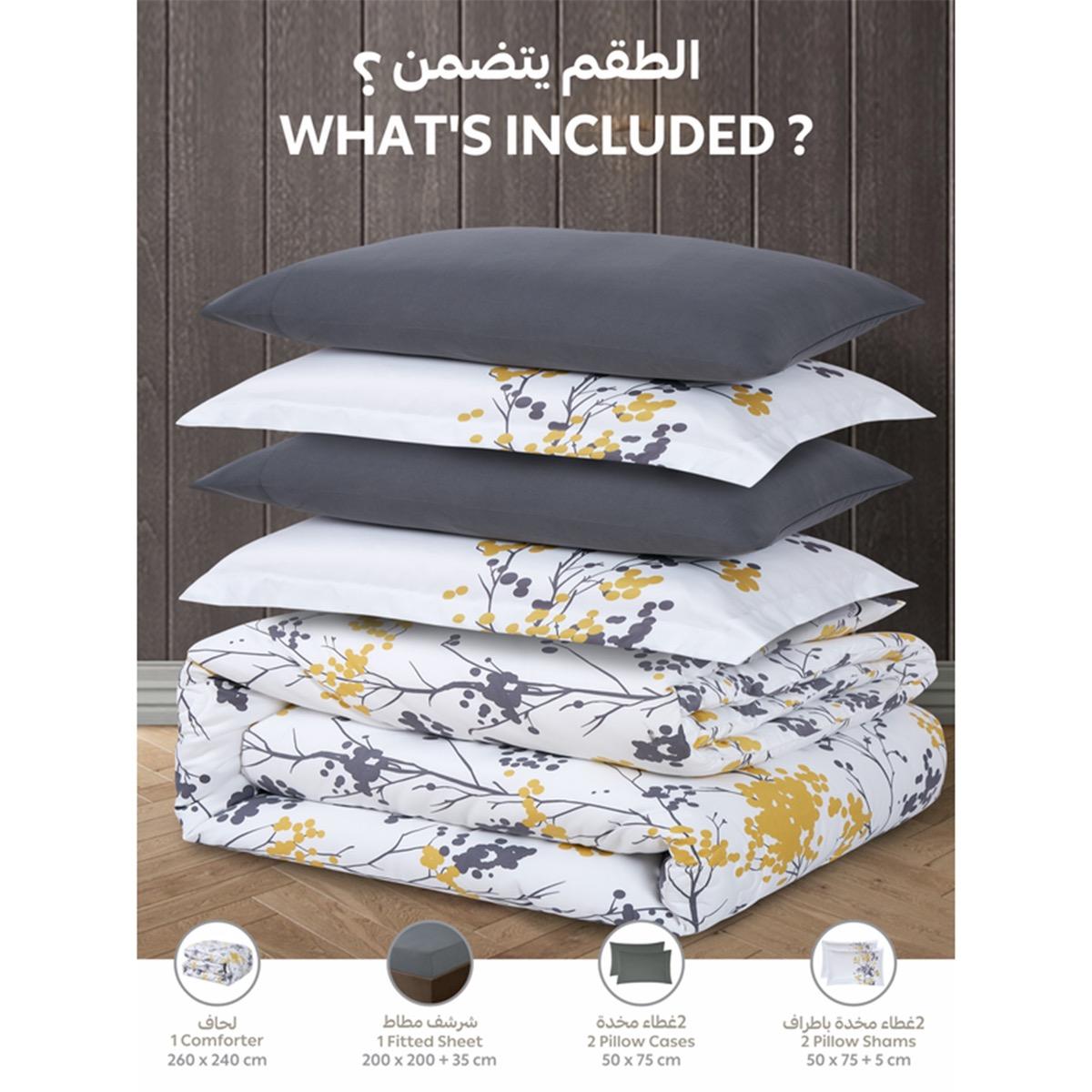 دوناتيلا طقم لحاف مطبوع بنقوش زهور-household-bedding-comfortersandbedspreads-comforters-image-11