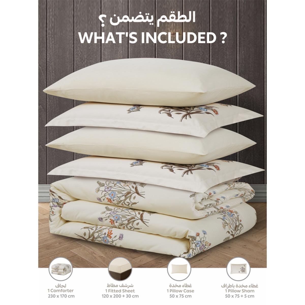 Floral Print Comforter Bedding Set-household-bedding-comfortersandbedspreads-comforters-image-25