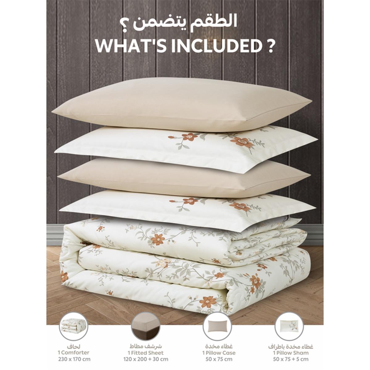 Floral Print Comforter Bedding Set-household-bedding-comfortersandbedspreads-comforters-image-39