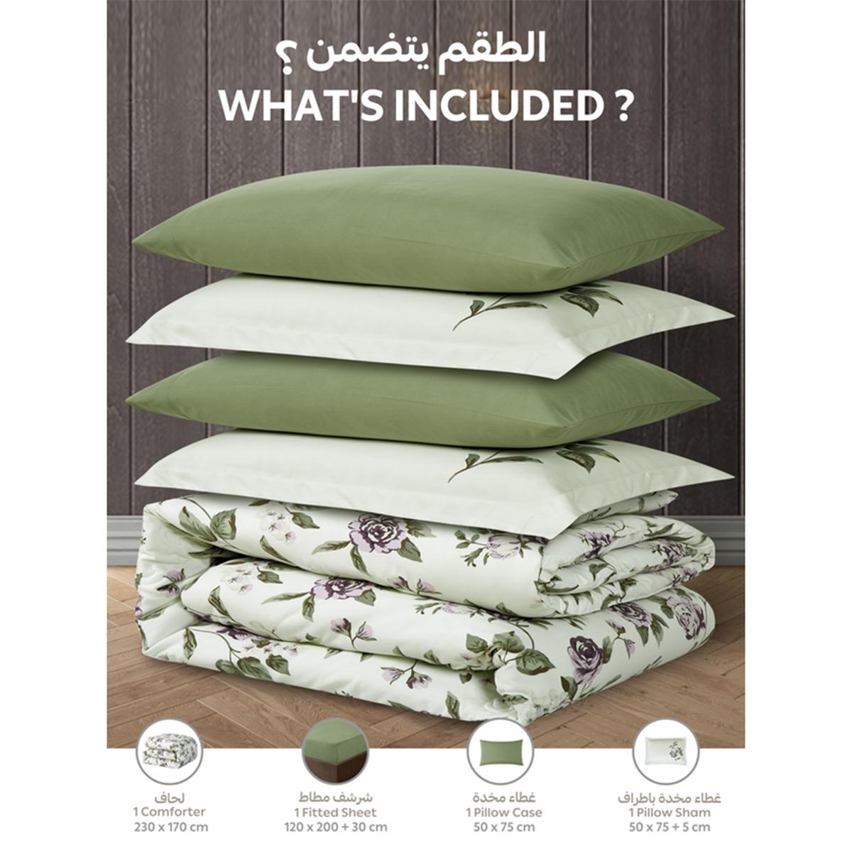 Floral Print Comforter Bedding Set-household-bedding-comfortersandbedspreads-comforters-image-46