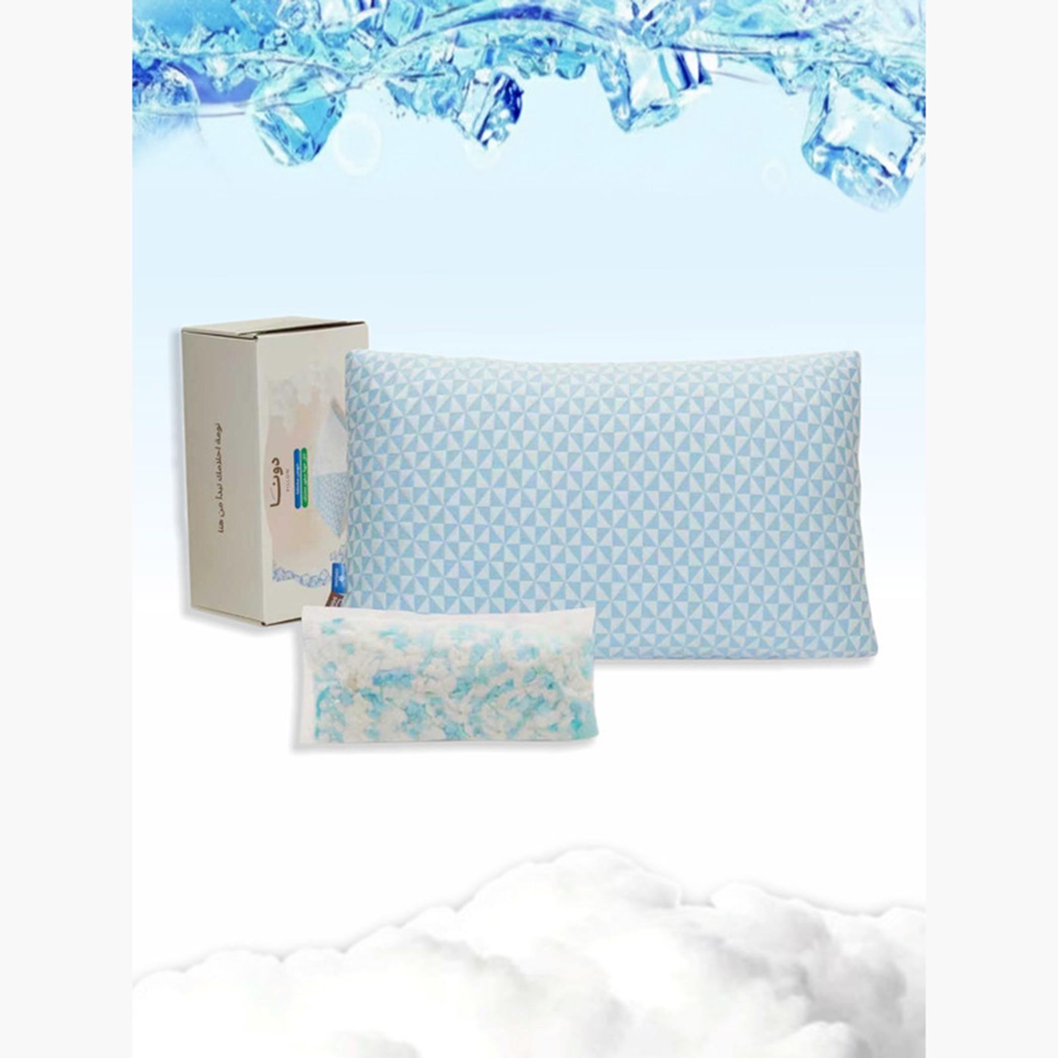 دوناتيلا وسادة تبريد ميموري فوم مجروش-household-bedding-pillows-image-1