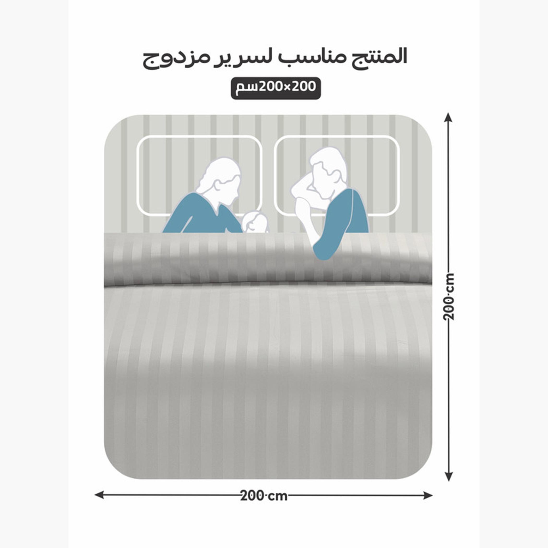 دوناتيلا طقم لحاف مخطط، غطاء مرتبة، ووسائد-household-bedding-comfortersandbedspreads-comforters-image-30