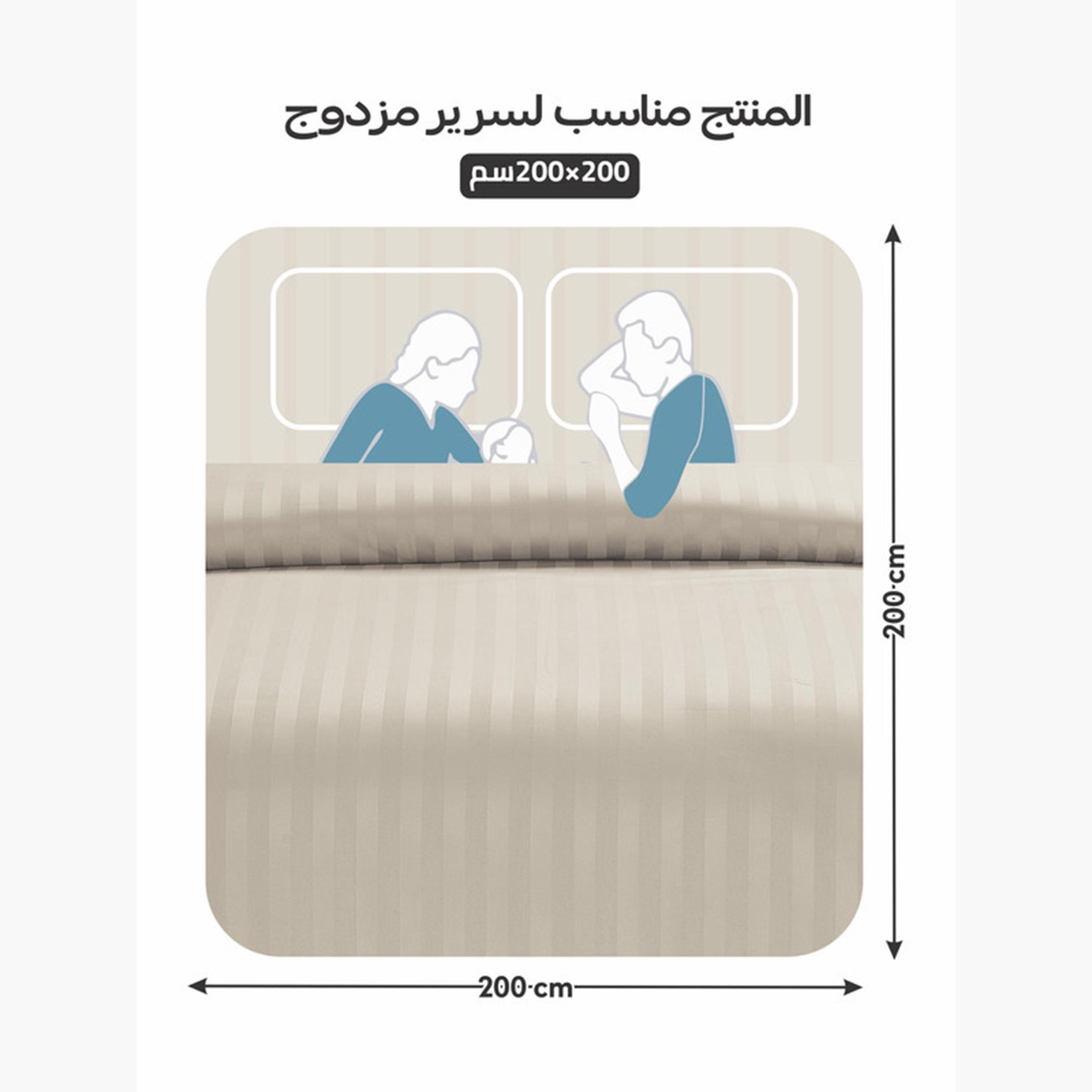 دوناتيلا طقم لحاف مخطط، غطاء مرتبة، ووسائد-household-bedding-comfortersandbedspreads-comforters-image-37