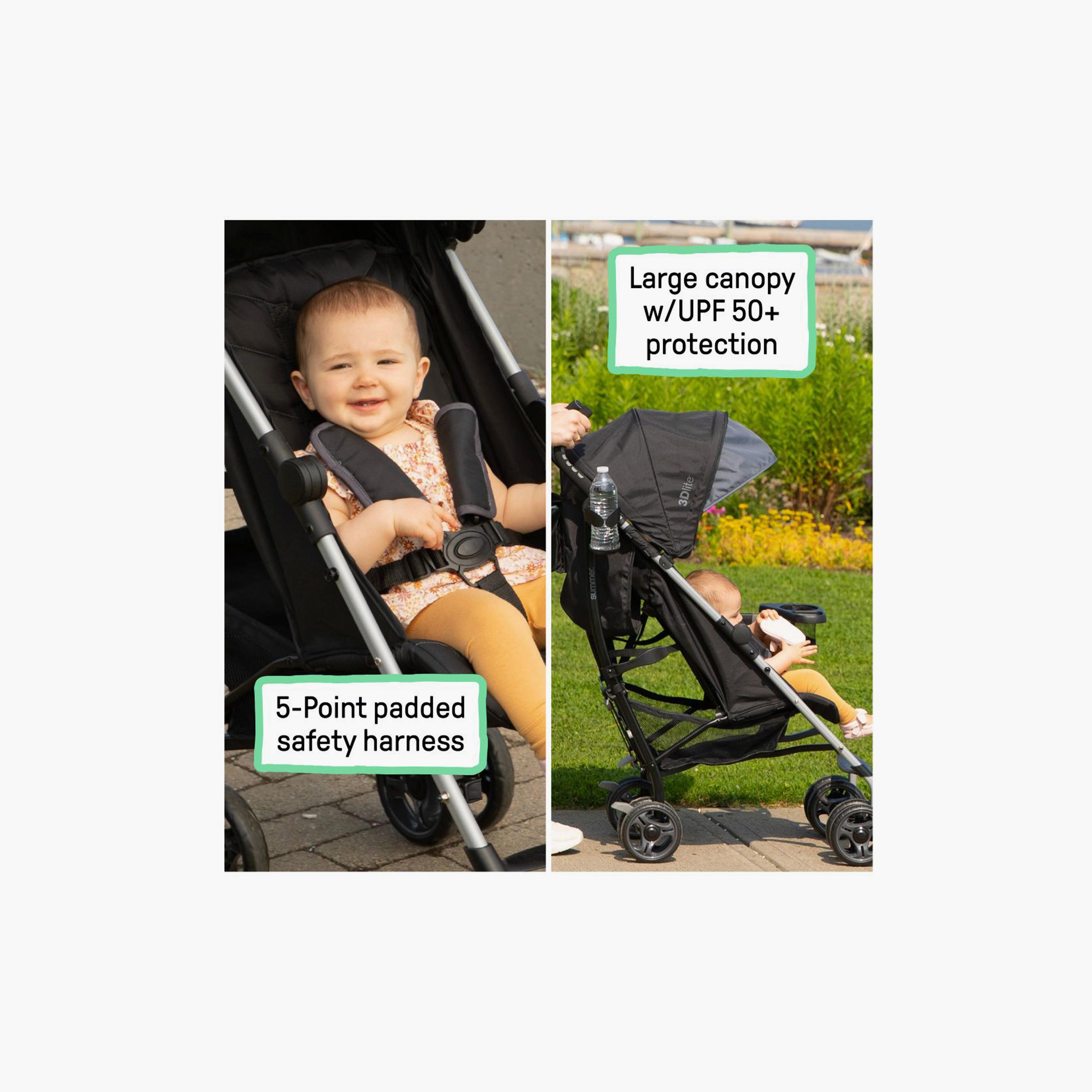عربة الأطفال سمر إنفانت 3دي لايت المريحة - 6 أشهر فما فوق من إنجوينيتي-baby-gear-strollersandprams-strollers-image-3
