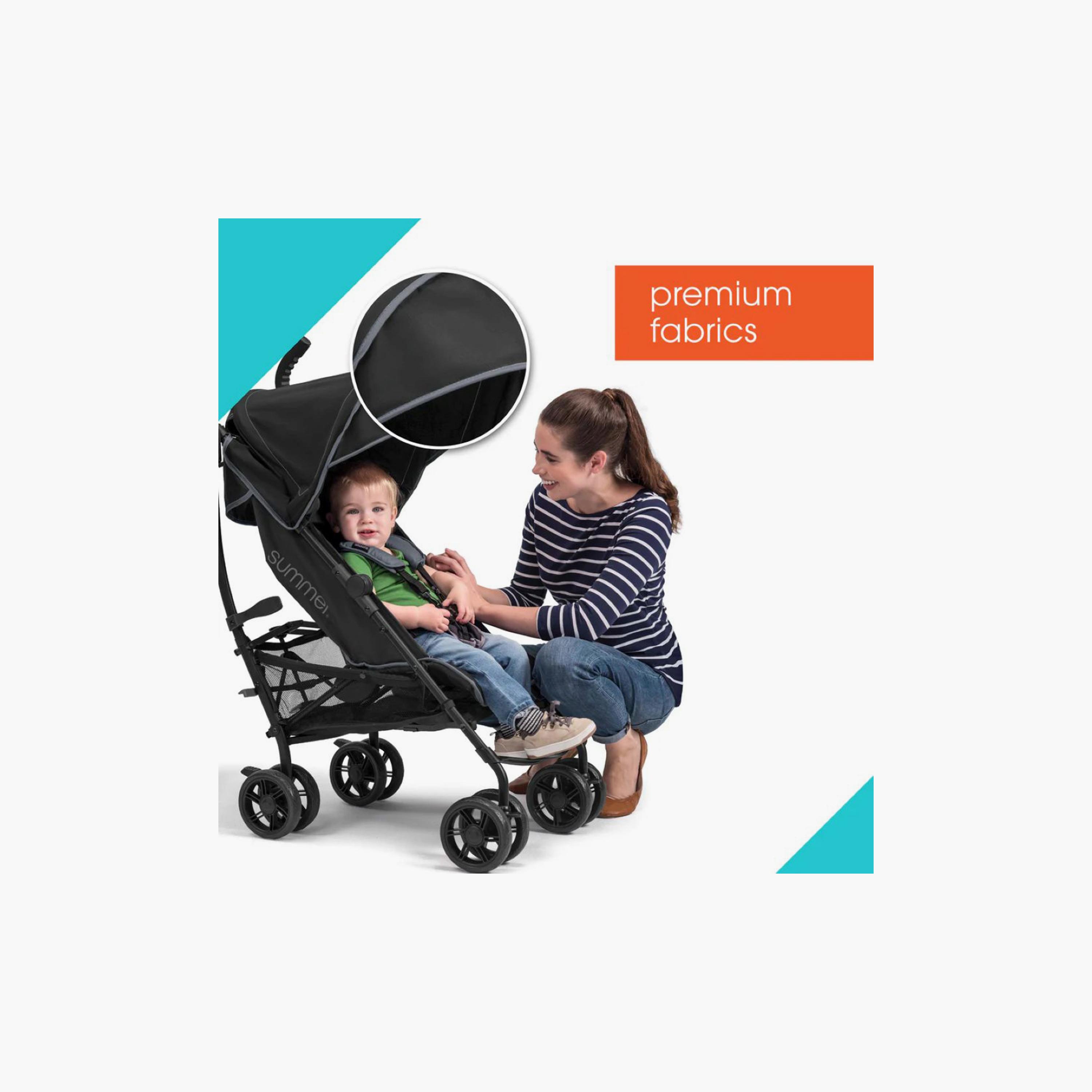 عربة الأطفال المظلة سمر 3دي لايت+ خفيفة الوزن والمريحة - أسود من إنجوينيتي-baby-gear-strollersandprams-strollers-image-7